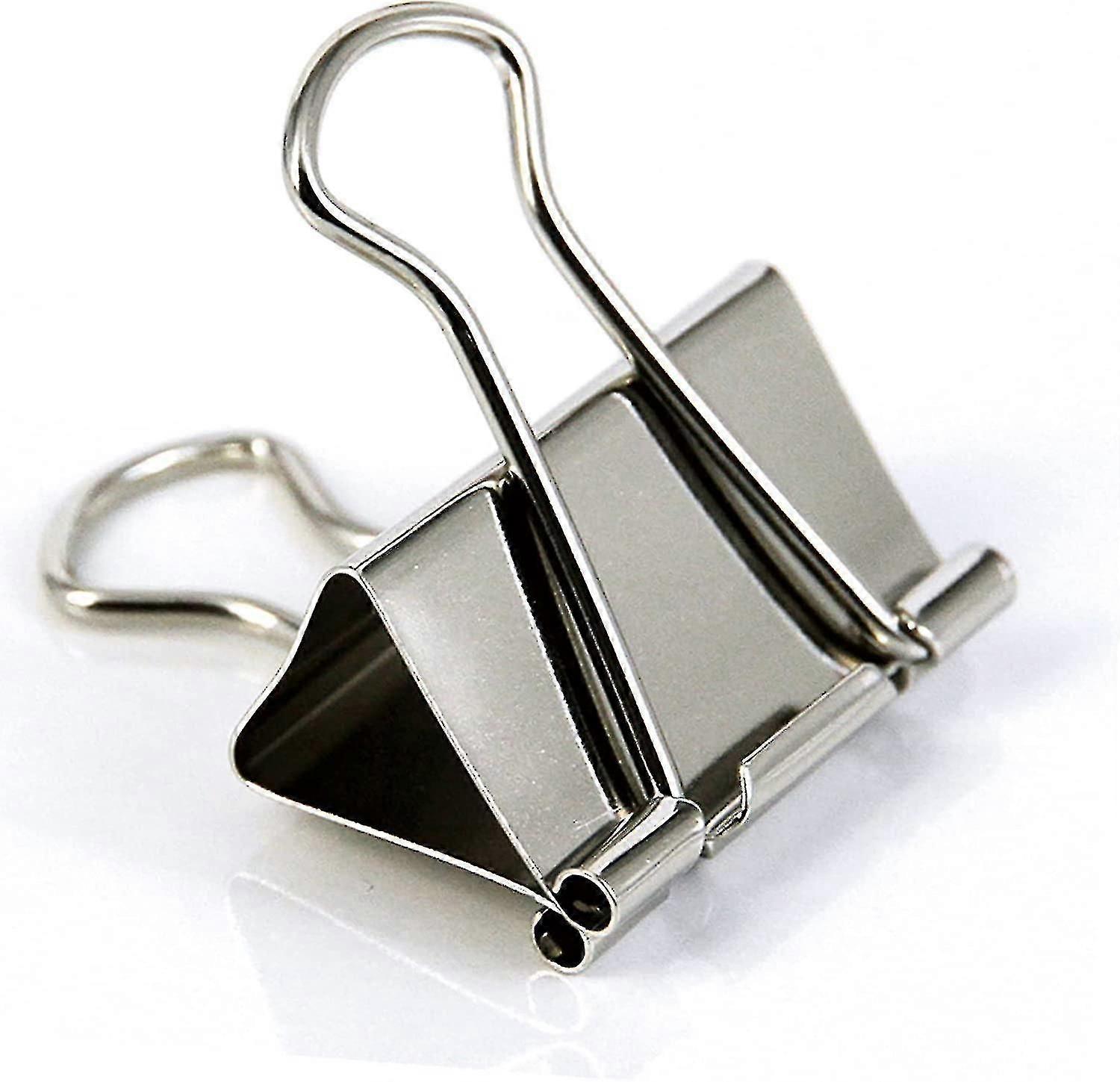 Extra Large Binder Clips (20 Pack), For Office, Silver