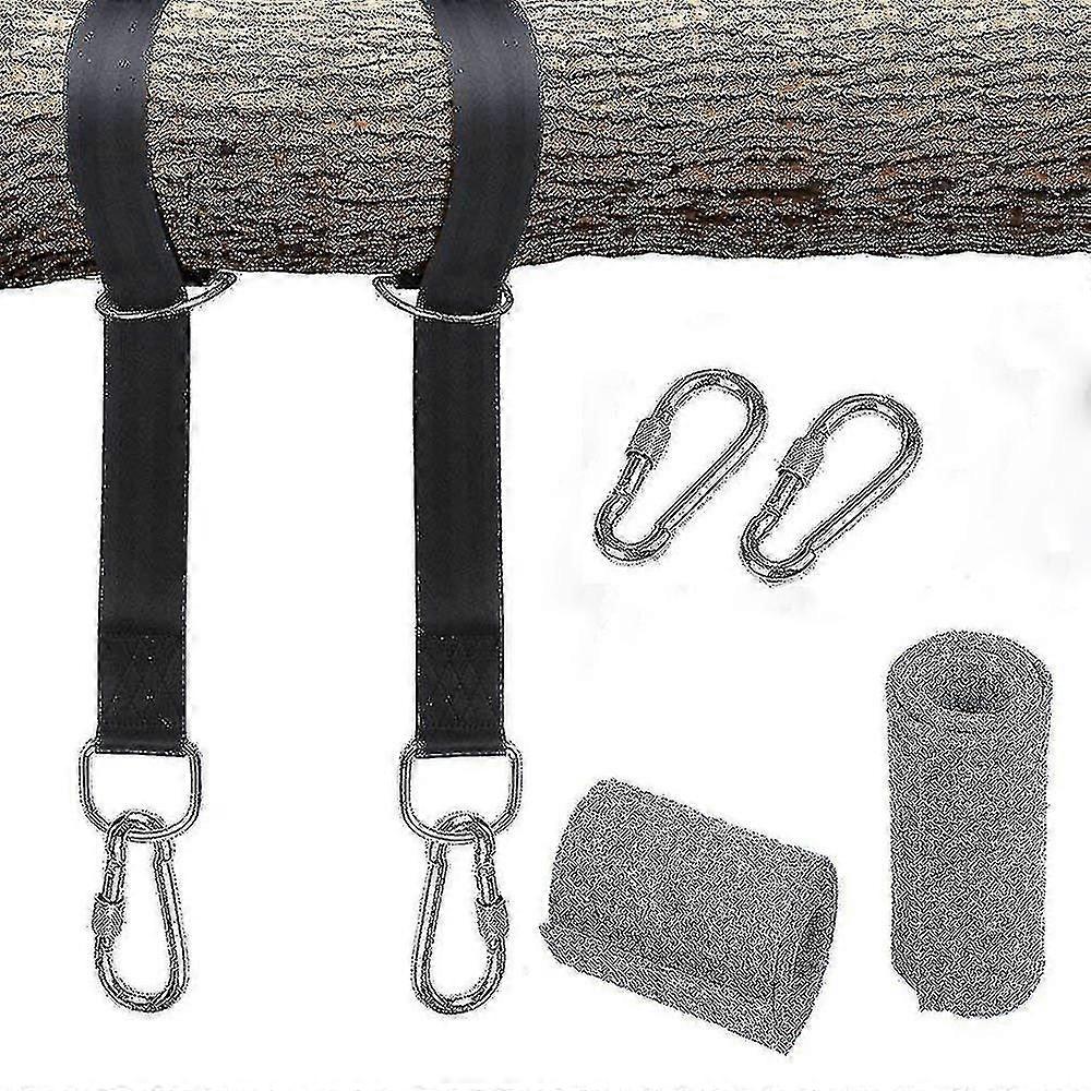 Tree Swing Straps Hanging Kit With Two Zinc Alloy Carabinerstree Swing Straps Hanging Kit With Two Zinc Alloy Carabiners