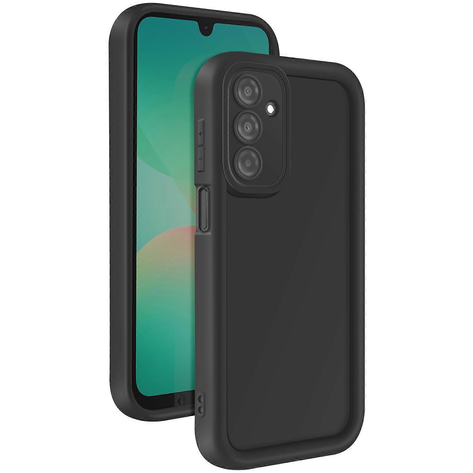 Case for Galaxy A26 Silicone Soft Touch Raised Borders, Black