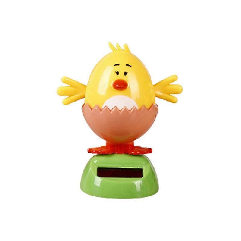 Solar Cartoon Figure Ornament For Car Dashboard Dynamic Dancing Animal Tabletop/YY--Eggshell