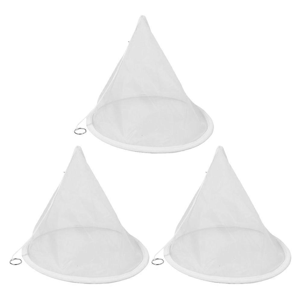 3pcs Nylon Honey Filter 150 Mesh Conical Honey Filter Beekeeping Equipment Honey Extracting Tool Fine Mesh Strainer For Honey