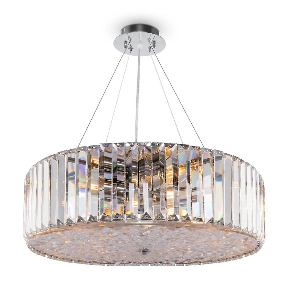Maytoni Modern - Recinto Modern Recinto 8 Light Chrome Ceiling Lamp Crystal
