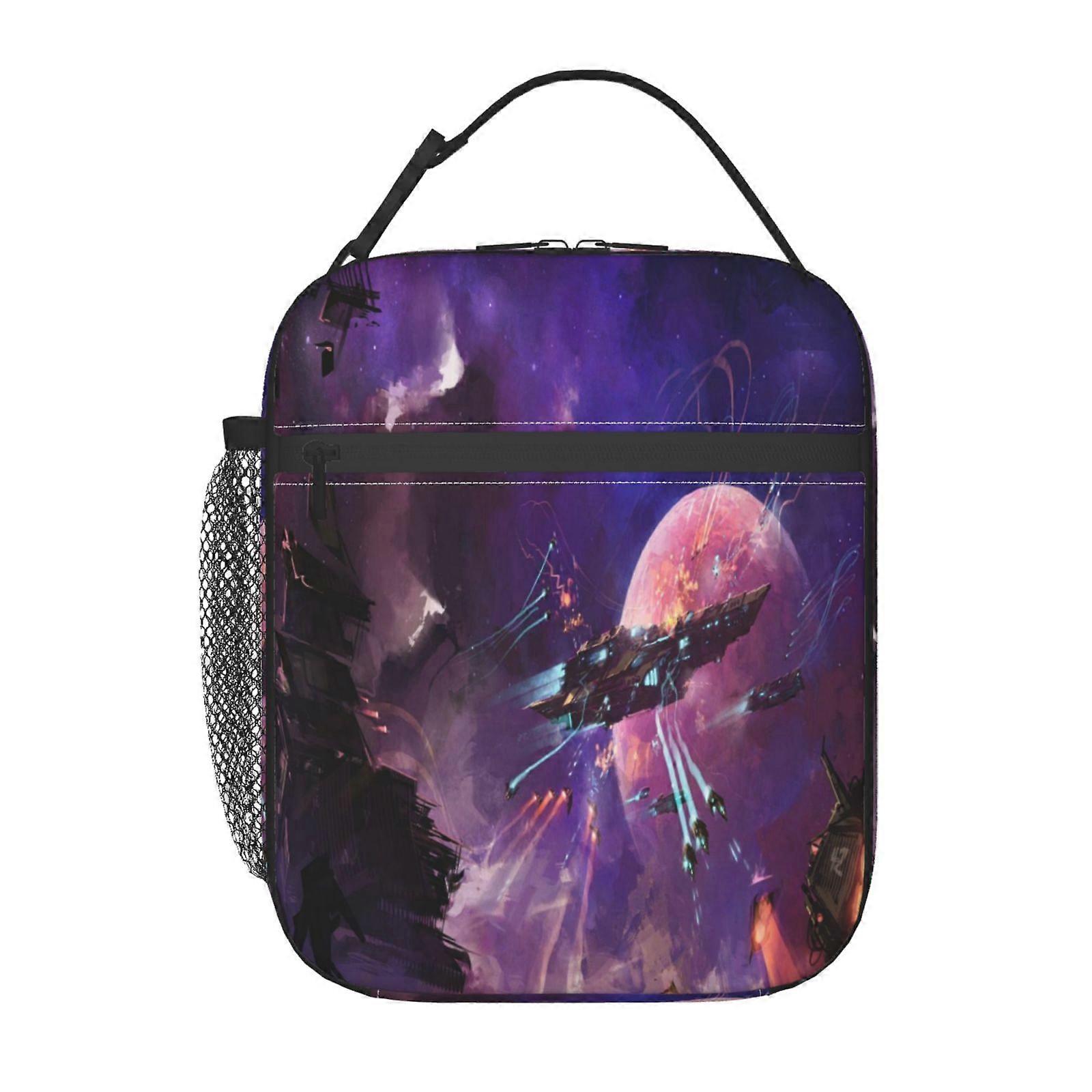 h150 Rebels of the Cosmos Lunch Bag with Integrated Bluetooth Speaker, Enjoy Music During Picnics & Lunch Breaks j150