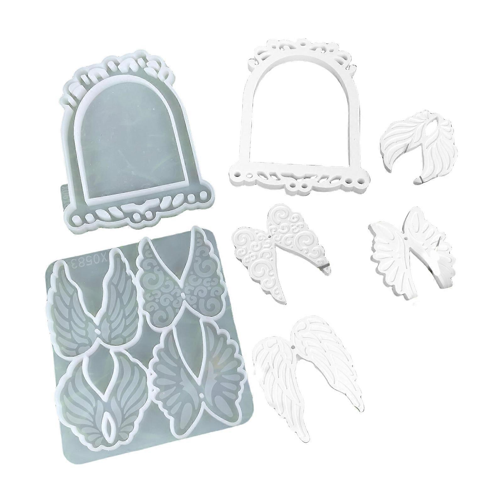 المعلقات قفص الطيور المجنحة متعددة الاستخدامات قالب السيليكون إكسسوارات فريدة من نوعها والحرف اليدوية صنع العفن لعشاق DIY