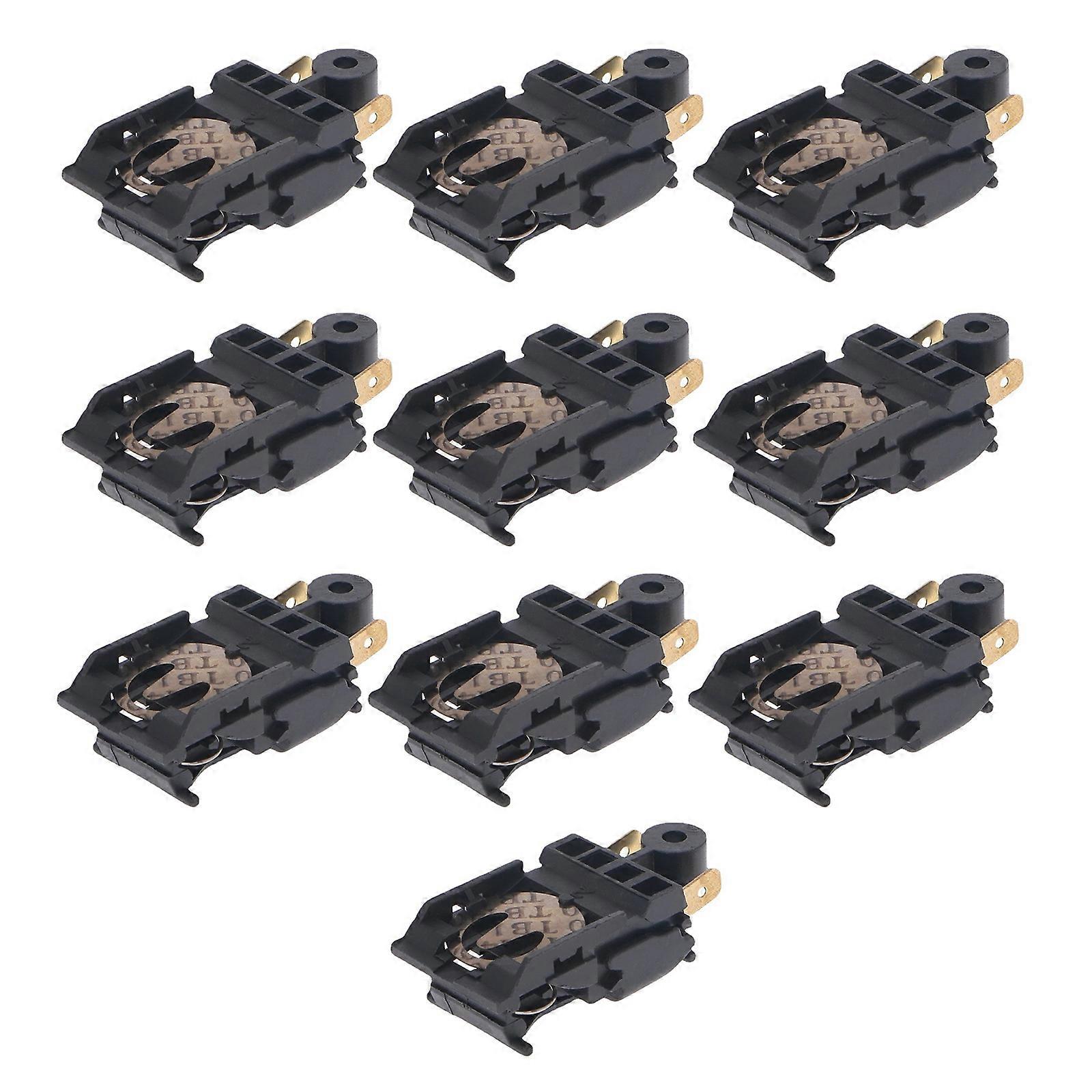 10Pcs 16A Power Electric Kettle Thermostat Temperature Control Switch Steam Water Heater Accessories Replacement