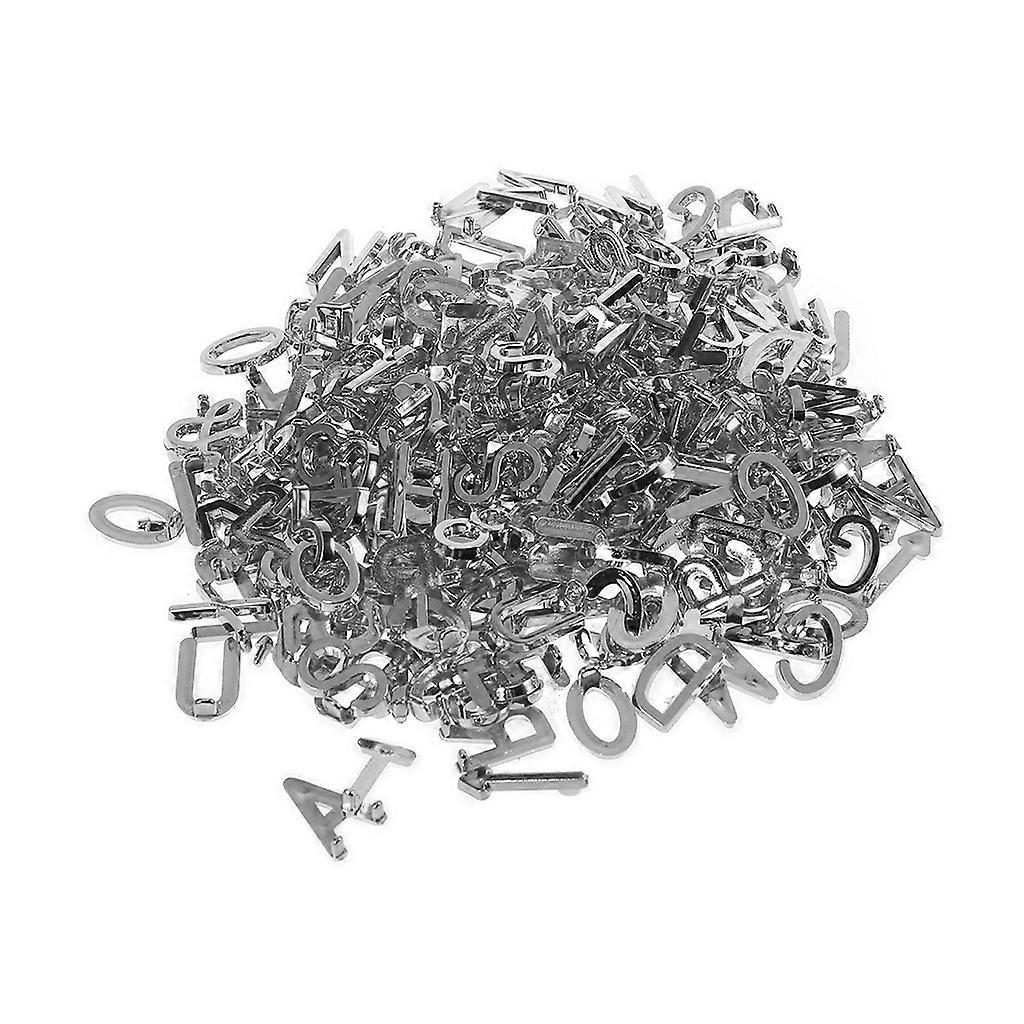147pcs Letters Pre-cut Characters Numbers Symbols Set for Changeable Felt Letter Board DIY Message Boards Decor Silver