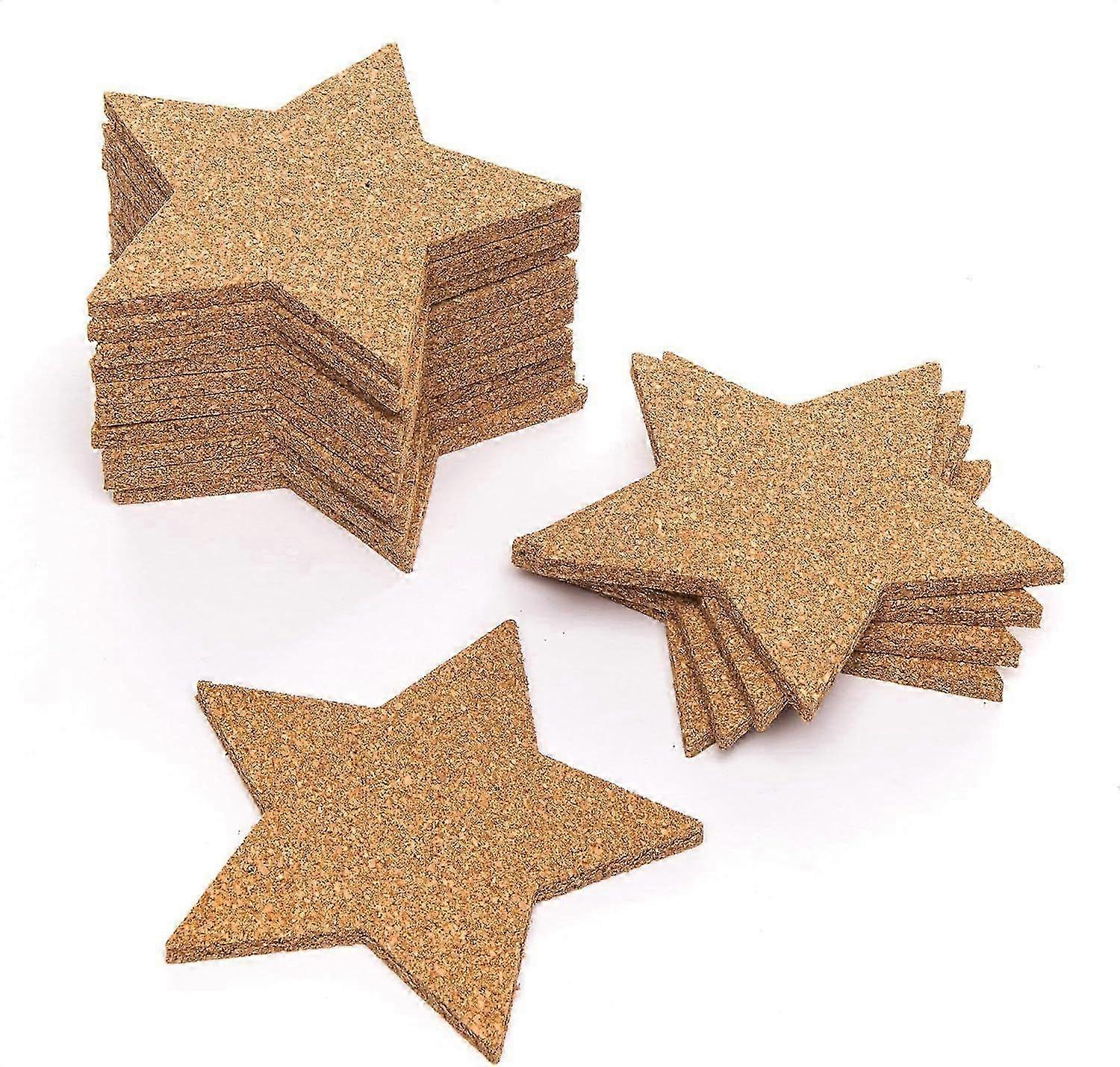 バレンタインや母の日の工芸品のための30ハートコルクコースターの大パック