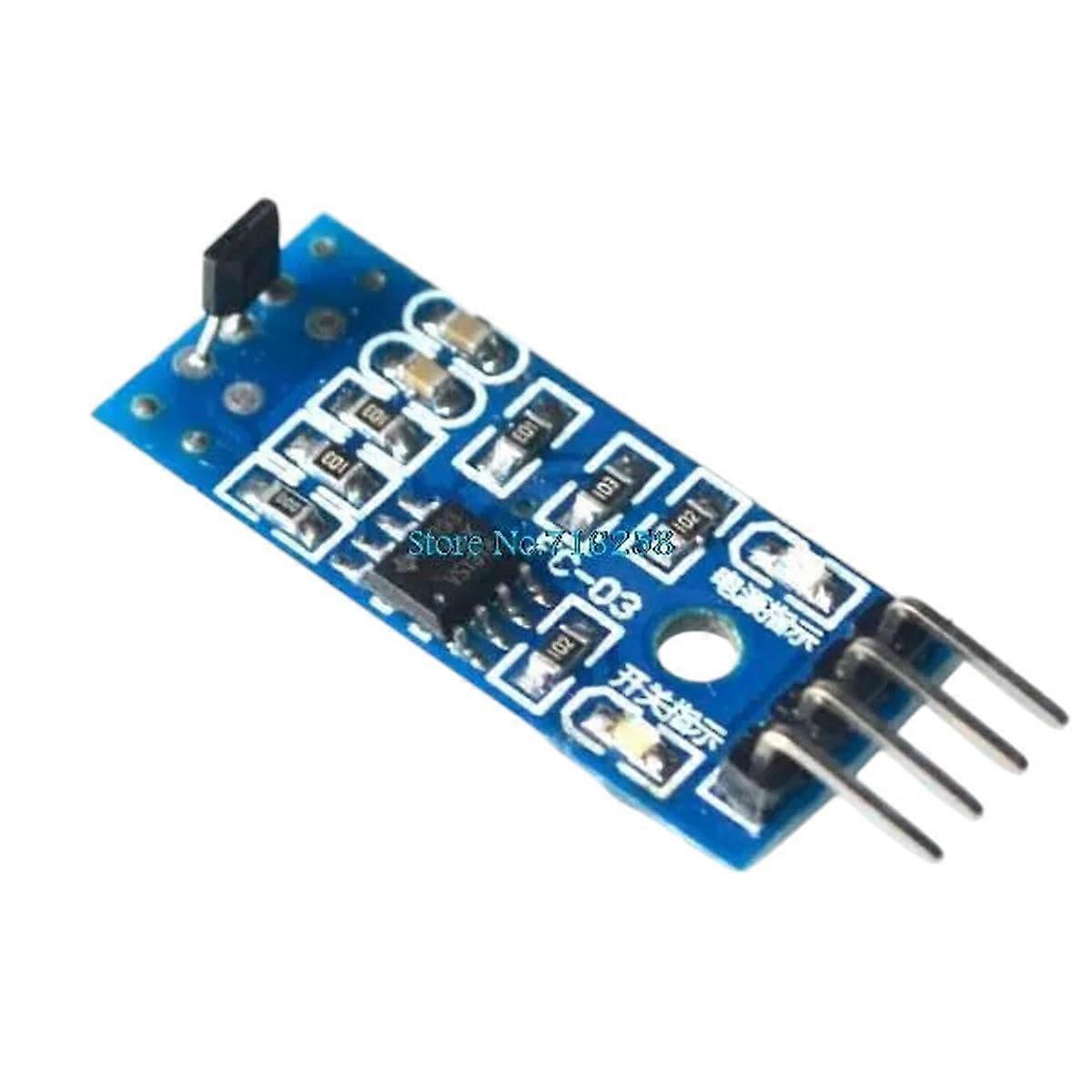 4pin Linear Magnetic Hall Switches Speed Counting Sensor Module Kit 10PCS for DIY Projects High Quality 2025