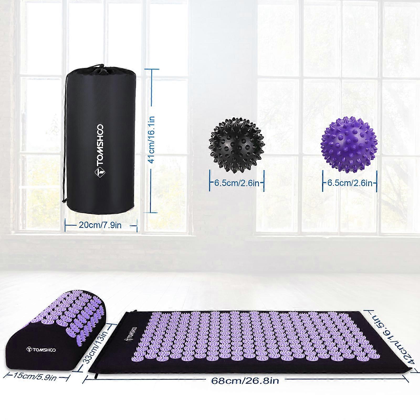 Acupressure Mat and Pillow Set