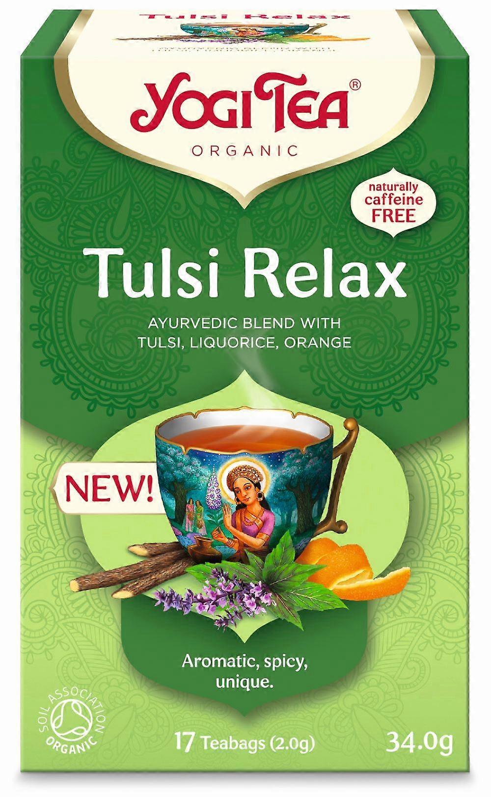 Yogi Tea Tulsi Relax 有机 34 克 17 茶包