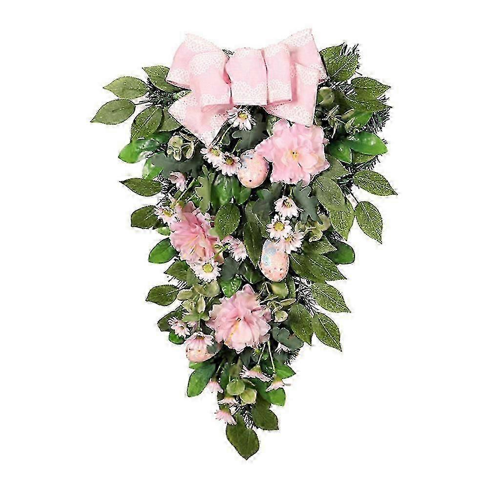 2025 Easter Wreath Ornaments with Easter Egg for Spring Easter Front Door Decors