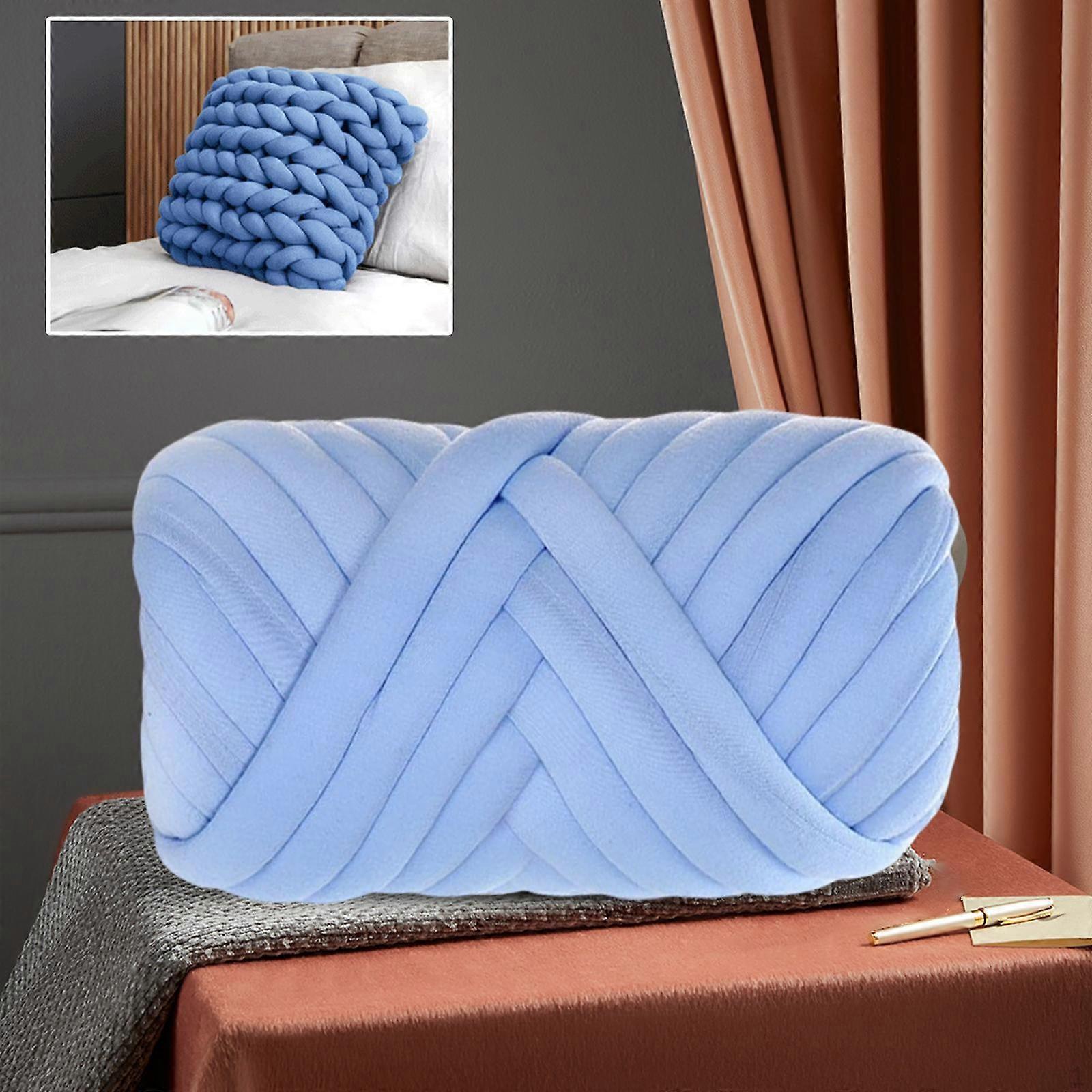 Chunky Wool Yarn Bulky Giant Washable DIY Craft for Arm Mat Pet Bed and Fence