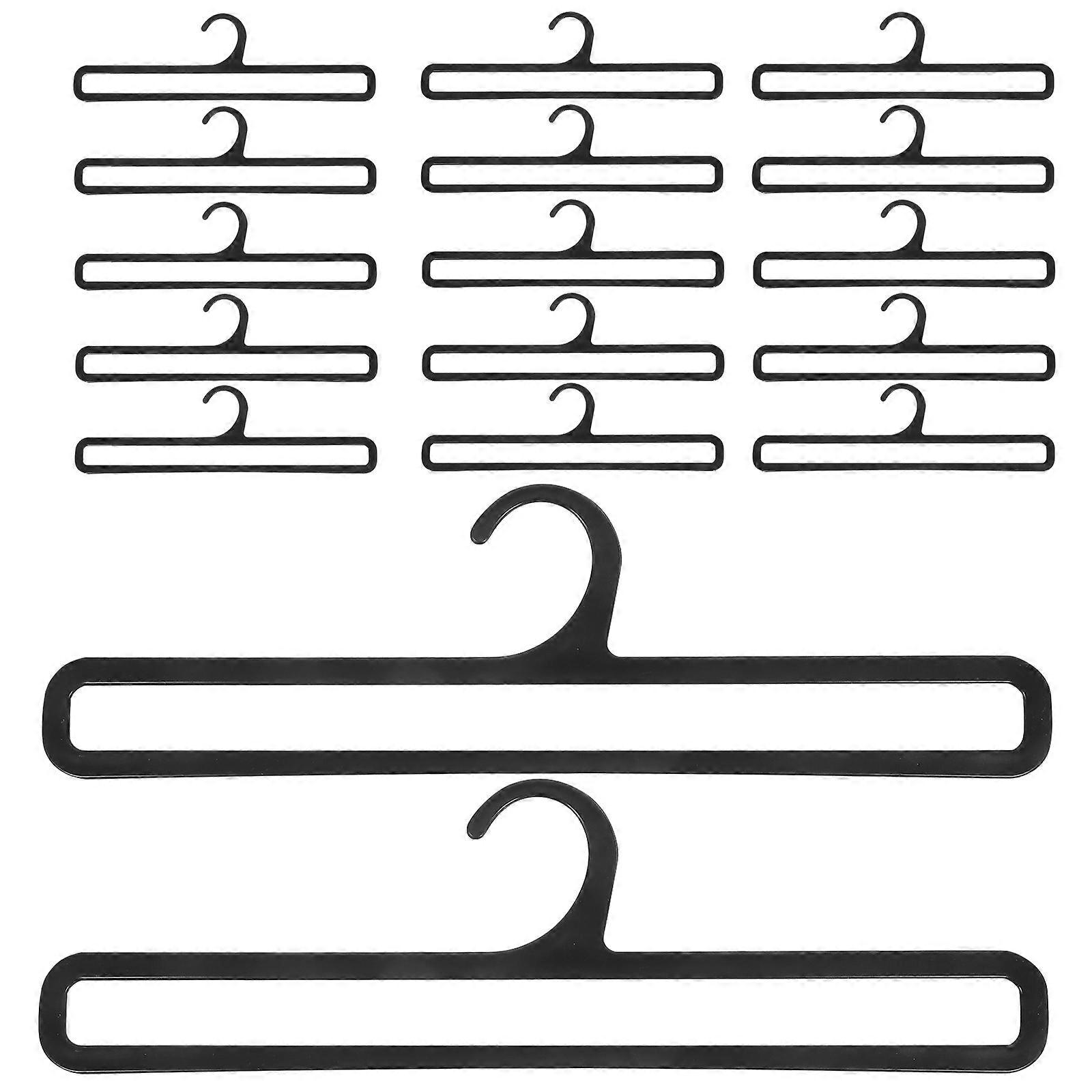 Plastic Tie Rack with Excellent Texture, Keeps Accessories Neatly Arranged