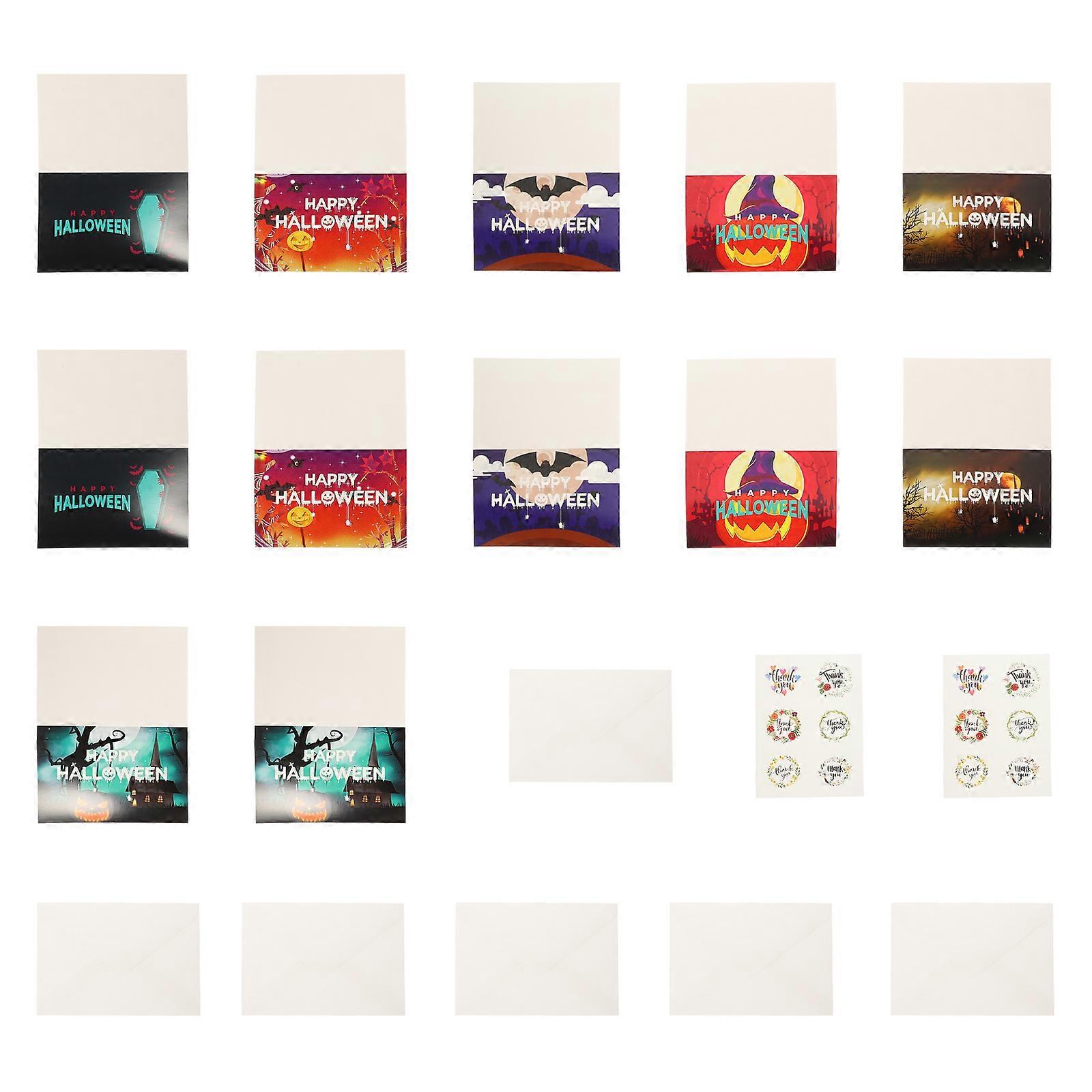 It looks like you've listed a product title or description that may be related to Halloween greeting or party supplies. Here's a cleaned up and more