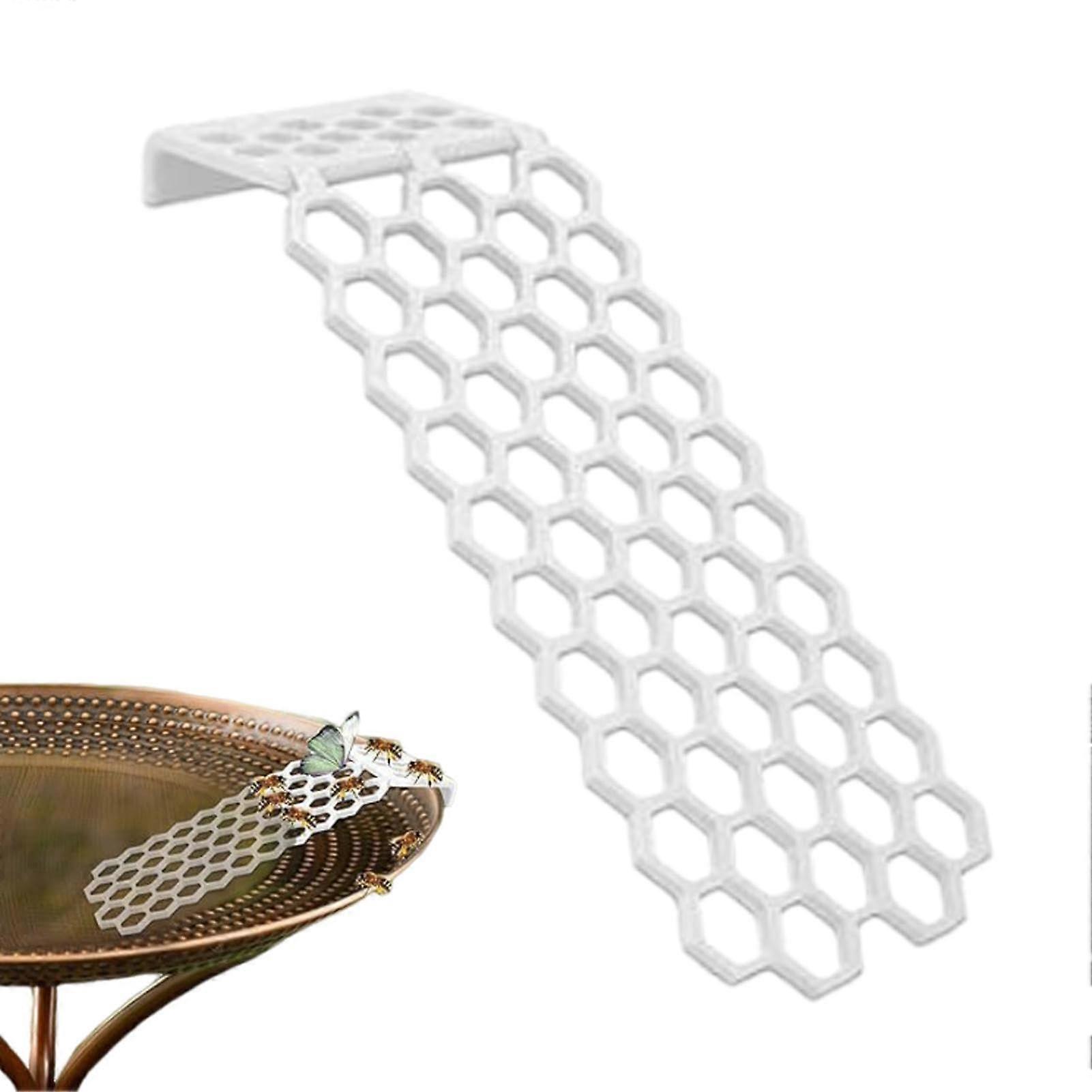 Swimming Ladder for Colourful Insect Trough | Floating Water Ladder for Pond, Pool, Bird Bath | Durable White Design