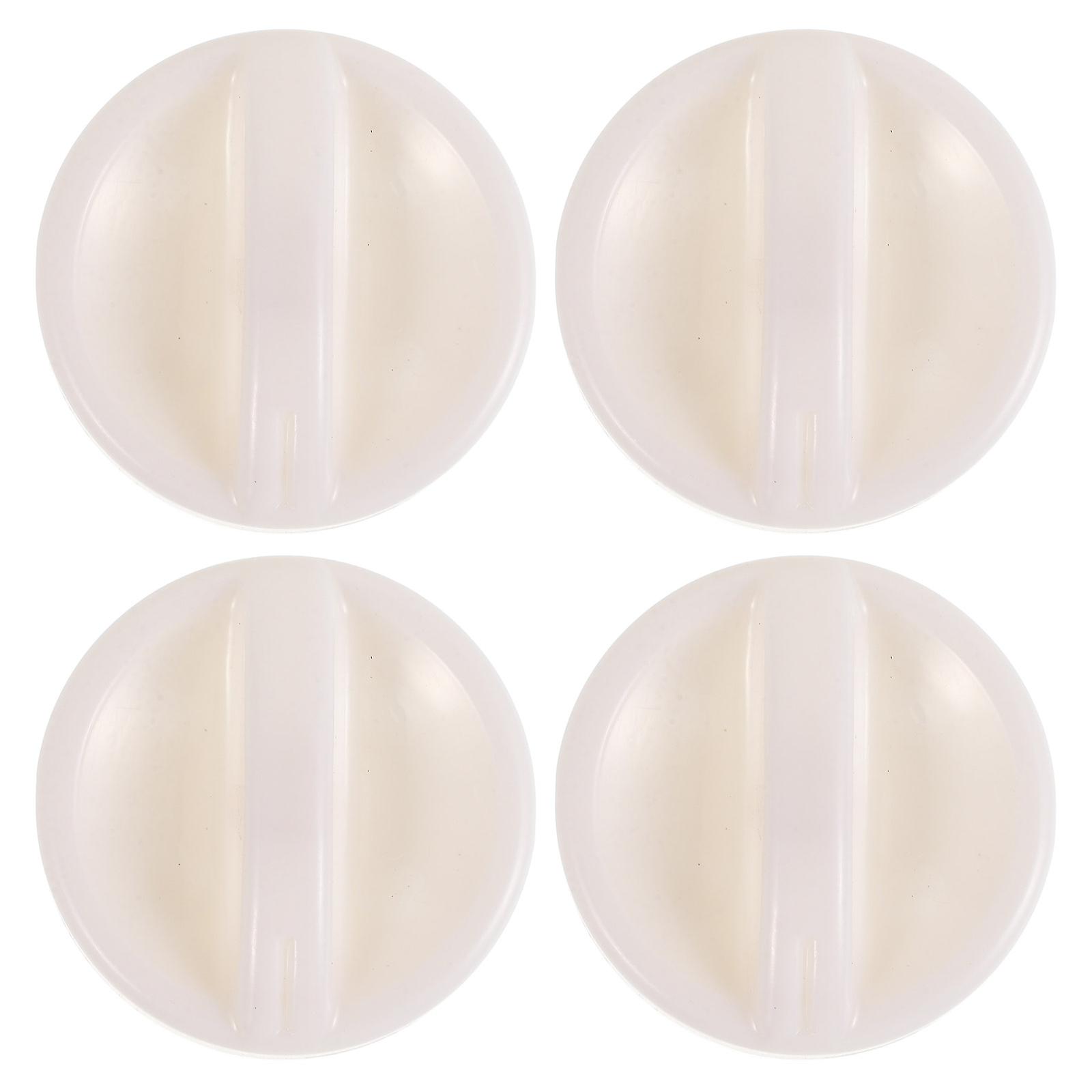 Microwave Oven Knob Replacement for Control with 4Pcs Universal Knobs Ivory Plastic