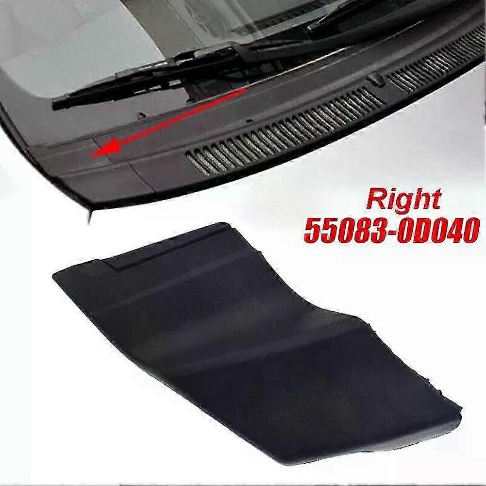 Left Right Car Front Windshield Wrap Corner Trim Wiper Cowl Cover Suitable for Toyota Suitable for Yaris 2006-10 55083-0D040 55084-0D010