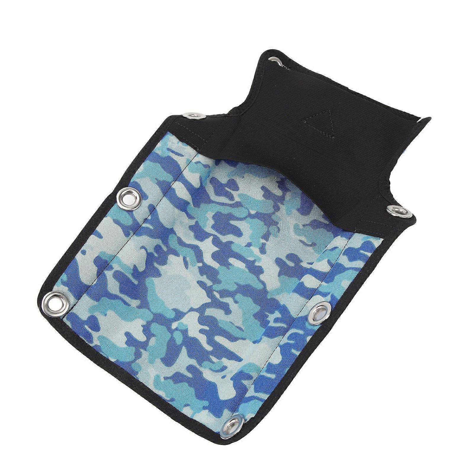 Scuba Diving Backboard Cushion Scuba Diving Backplate Pad Tech Diving BCD Backrest Cushion for OMS for HOLLIS Camouflage Blue 