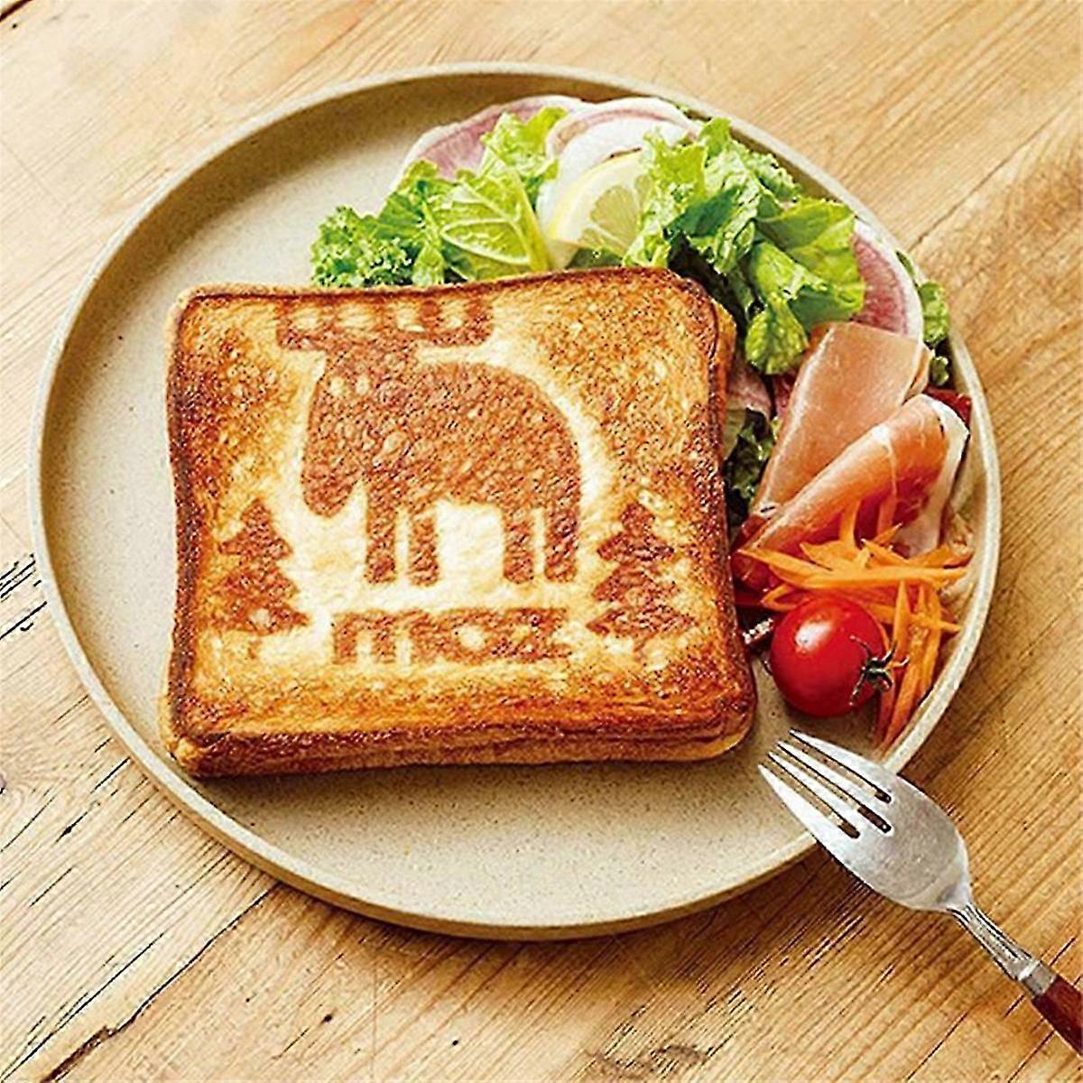 Non-Stick Foldable Grill Frying Pan for Bread Toast Breakfast Machine