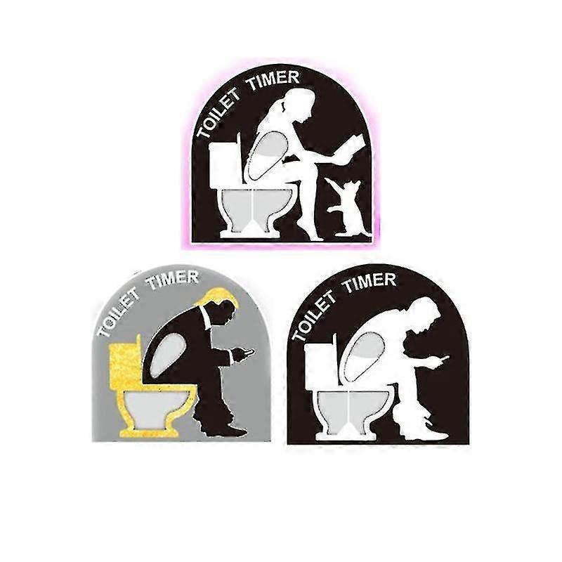 Creative Toilet Timer Countdown Machine Mechanical Alarm Clock Bathroom Tool