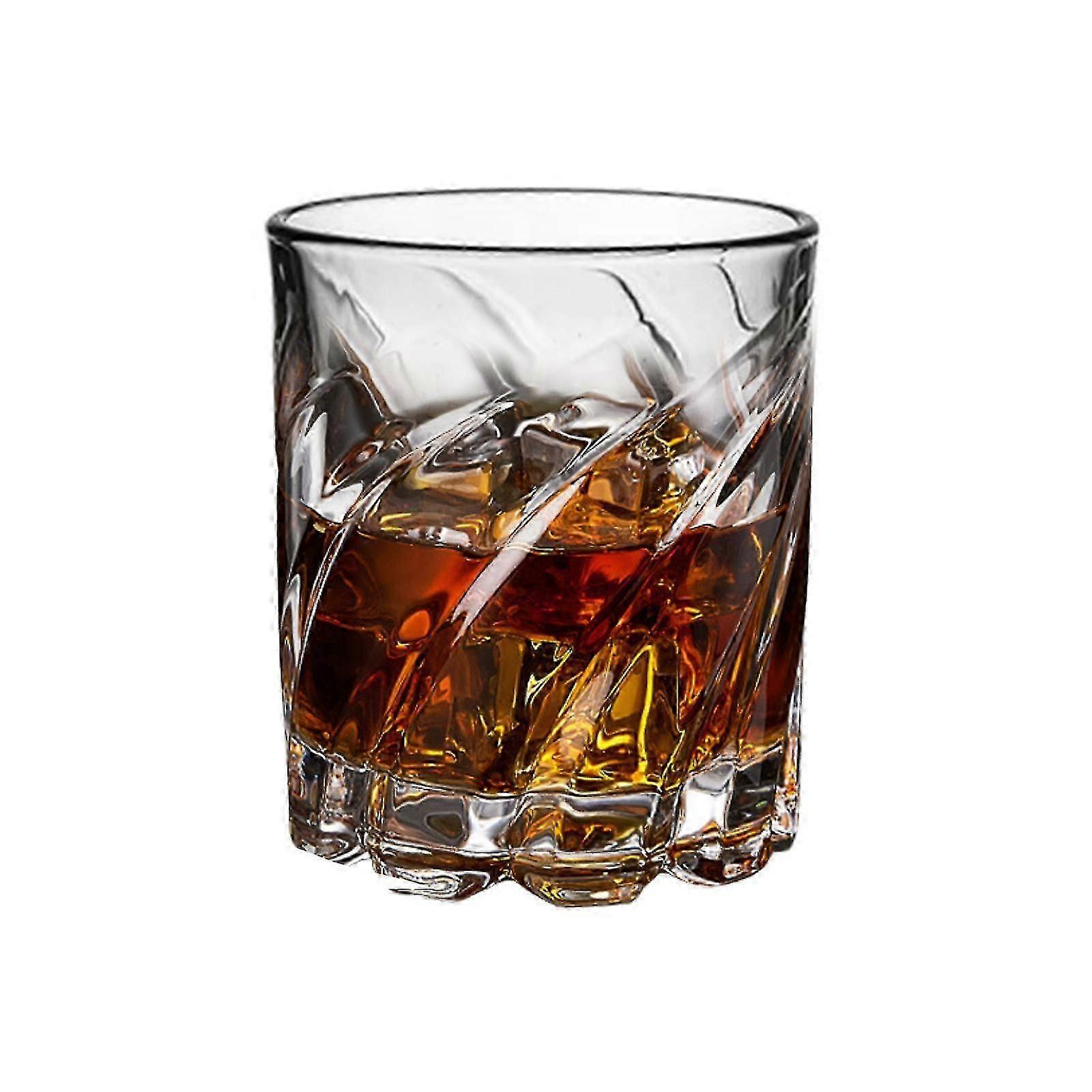 ウイスキーグラス 回転式タンブラー クリスタルガラス スコッチウォッカ お酒用