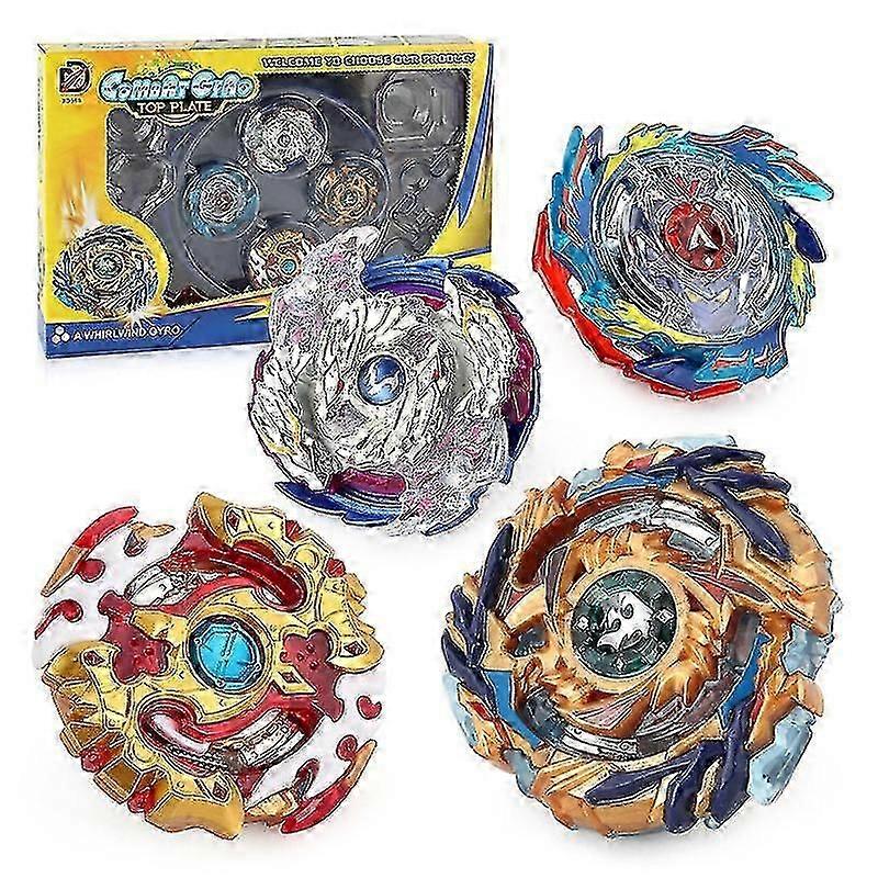 4 Pcs Battle Set, Burst Battling Tops, Launchers Set