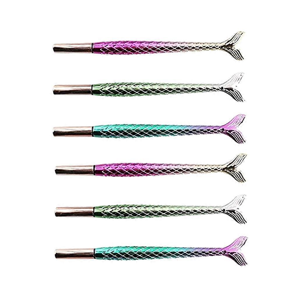 Liquid Pigment Writing Pens Smooth Writing For Office Use 6Pack