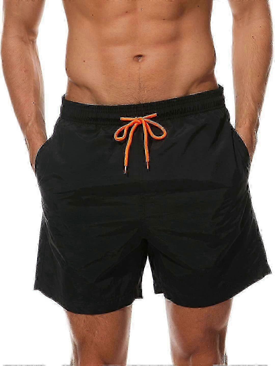 Snabbtorkande badbyxor för män med meshfoder för strand och simning