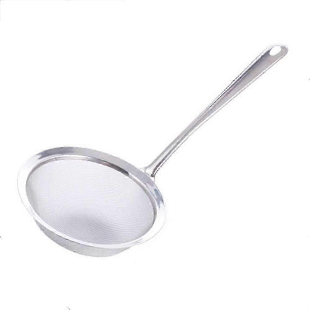 Large Stainless Steel Fat Skimmer Spoon with Fine Mesh and Extended Handle for Effective Oil and Foam Removal (XXL - 18CM)