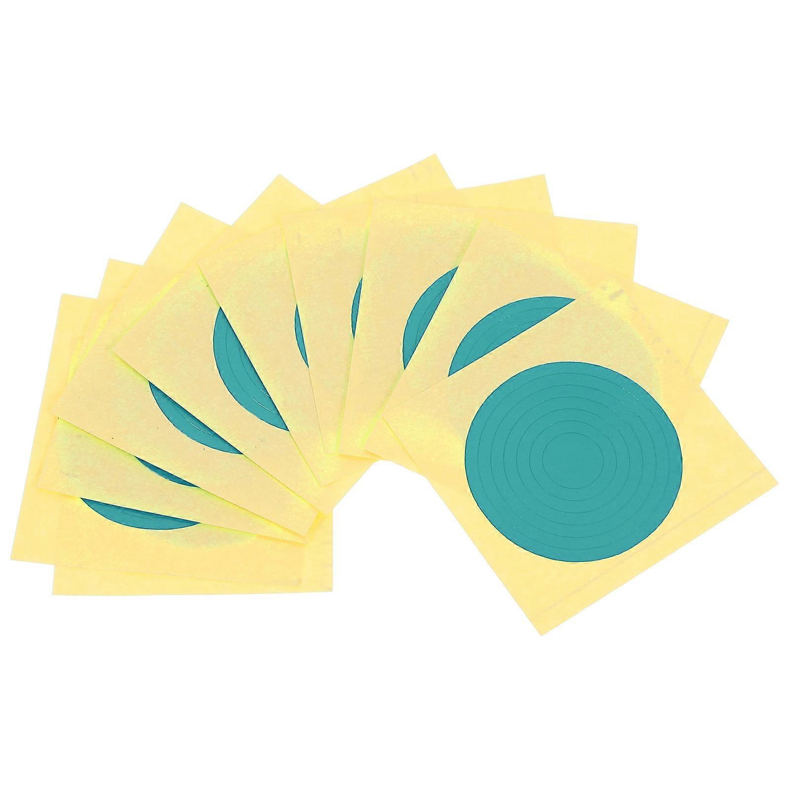 Manometer Indikator Aufkleber Selbstklebende Manometer Aufkleber Manometer Stabiles Material Grün PVC 10 Blatt