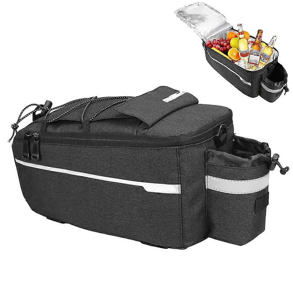 Thermal Bicycle Pannier Bag for MTB and Road Bike, Waterproof Rack Carrier with Adjustable Straps, Large Capacity