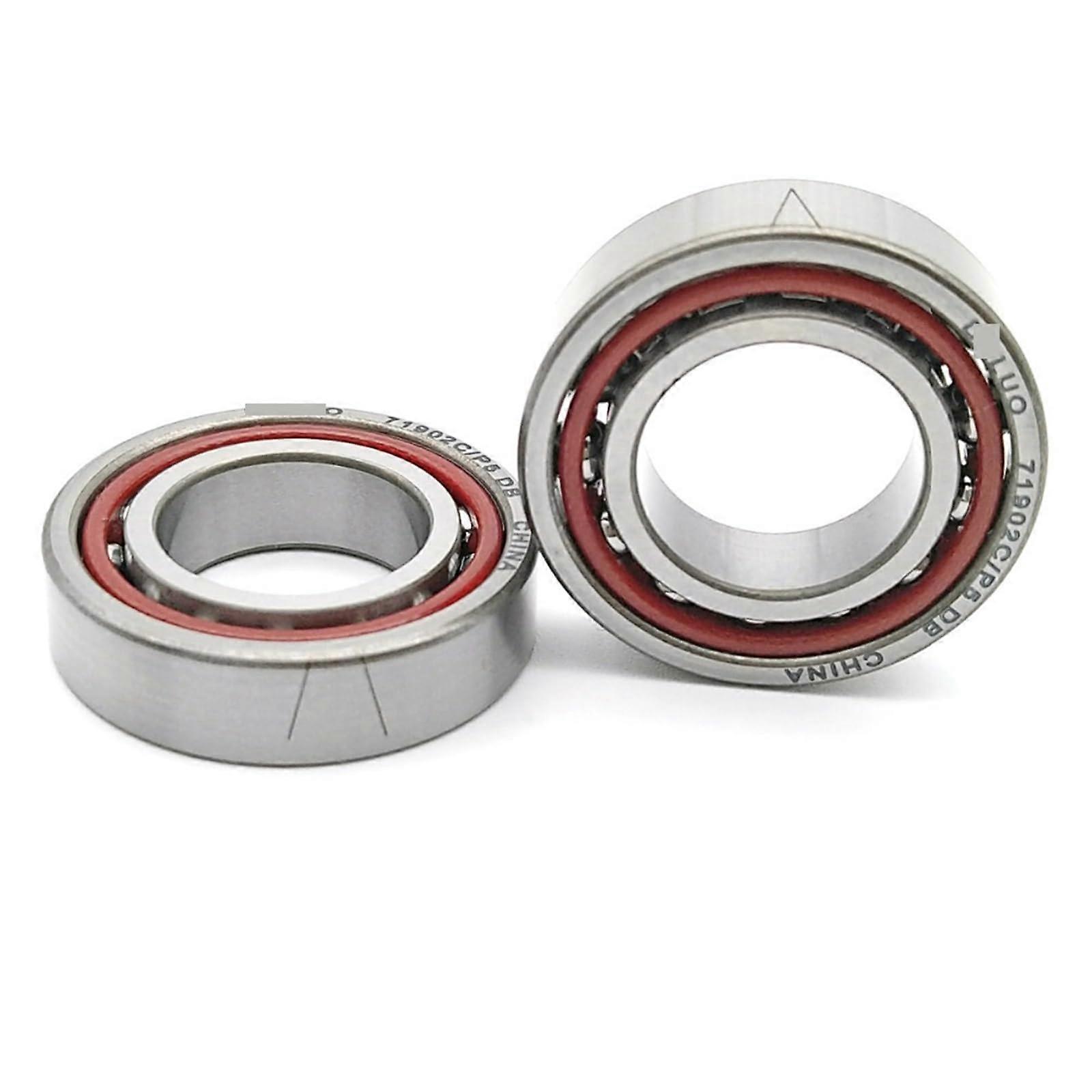 Angular Ball Bearing 71902 71902C P5 Tolerance 15x28x7 For Machine Tools 1 Pcs