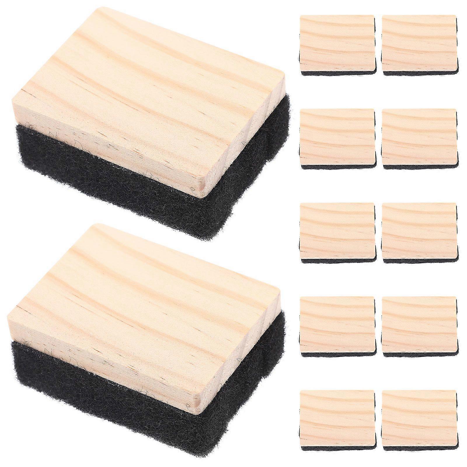 12Pcs Dry Erase Erasers Chalkboard Erasers Classroom Blackboard Erasers Reusable Whiteboard Erasers