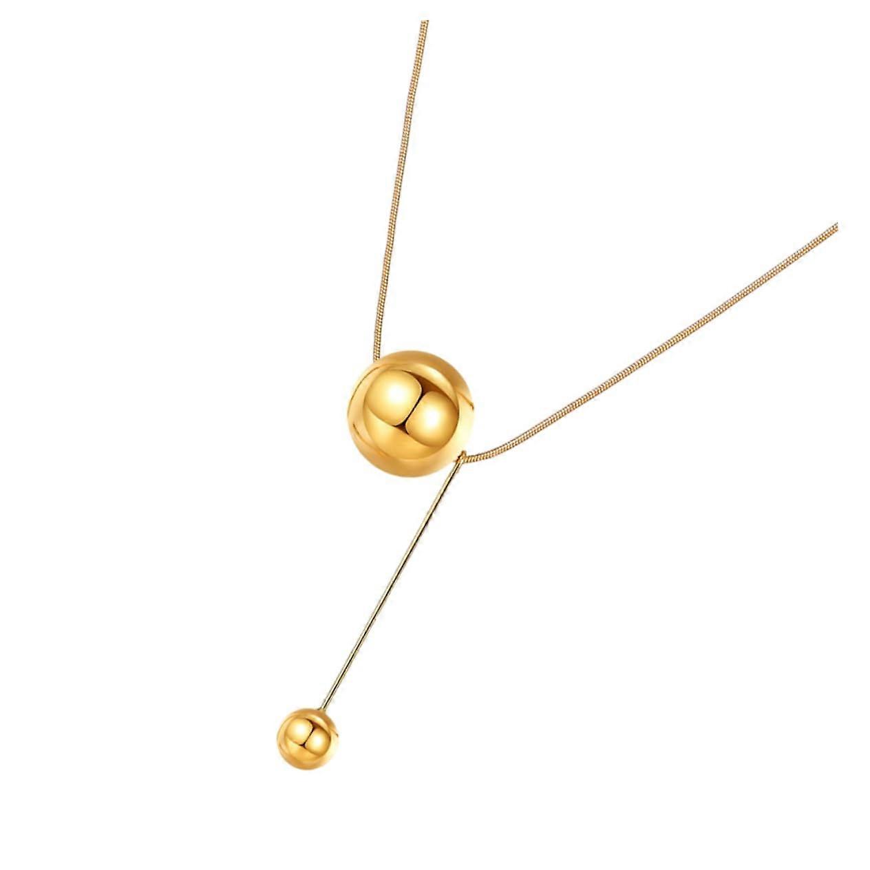 Clavicle Pendant Necklace for Women Simple Gold Chain Daily Wear Elegant Accessory for Special Occasions