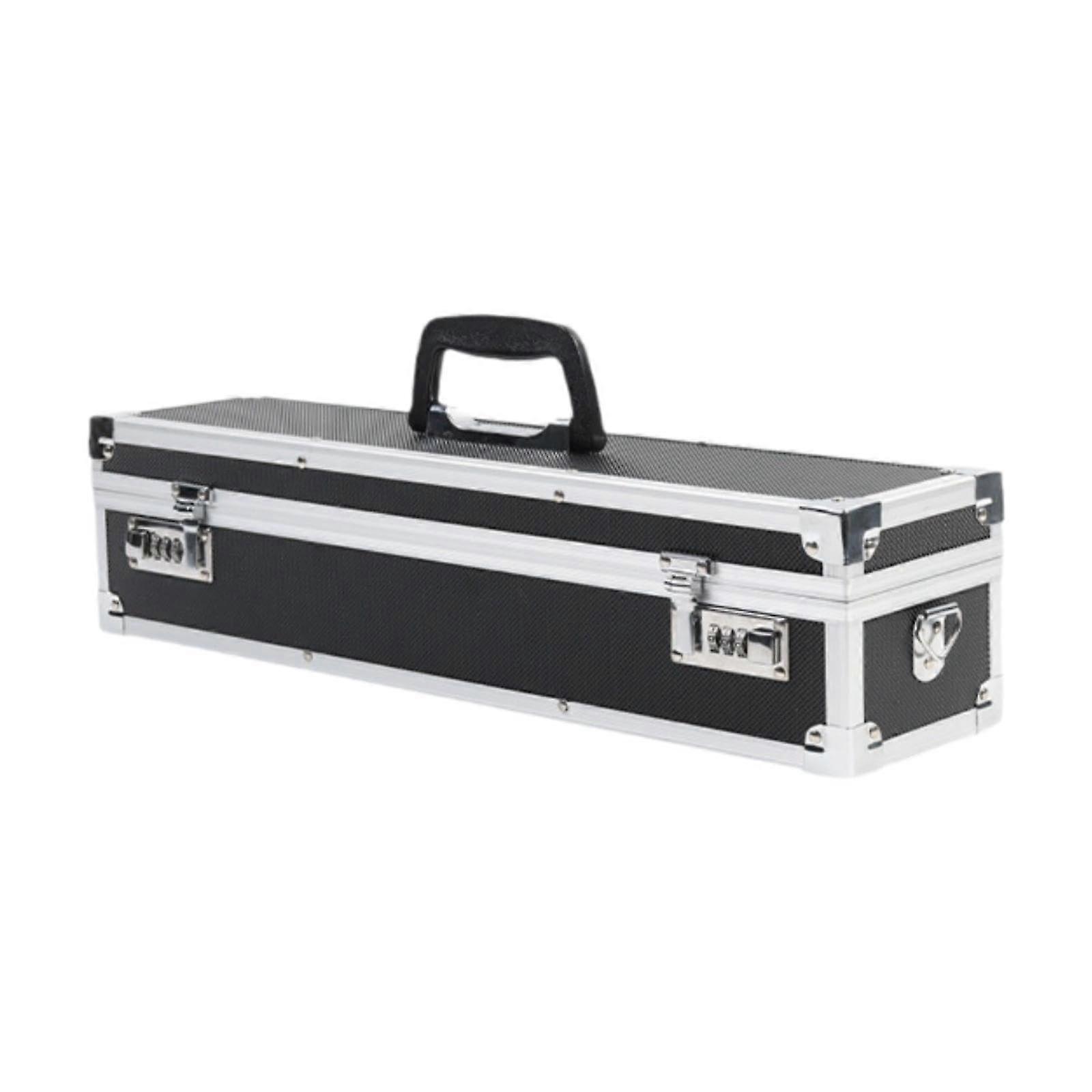 Knife case, hardshell storage box, portable with handle, knife organizer with combination locks for kitchen knife tools