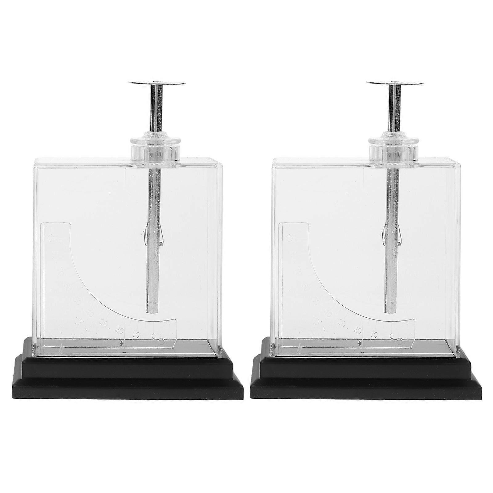 Classroom Educational Use Foil Electrometer Plastic 11.40X10.50X7.40CM Precise Measurement 1Pack