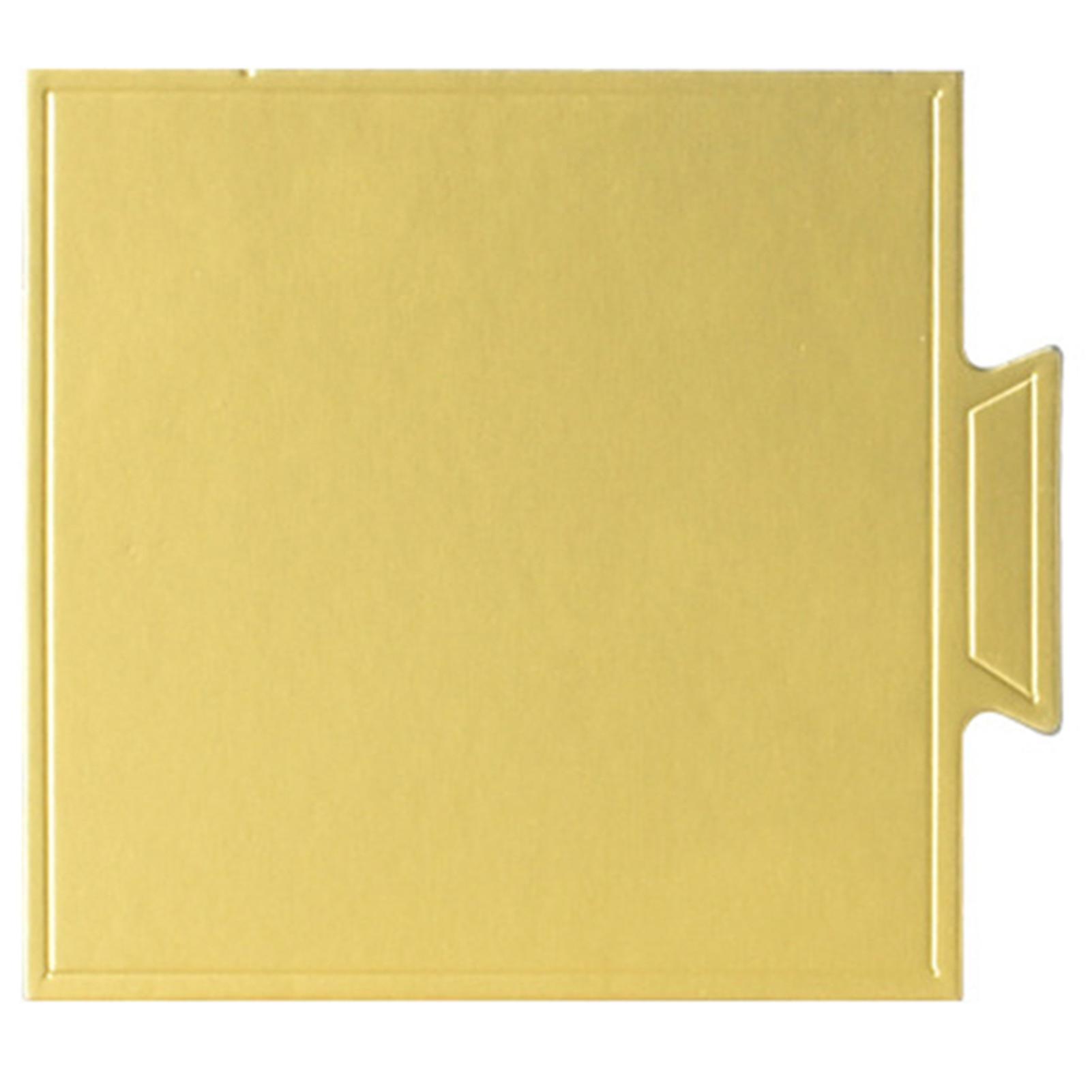 Practical Cake Pad Multipurpose Greaseproof Mousse Cake Board Gold Paper Cupcake Mat