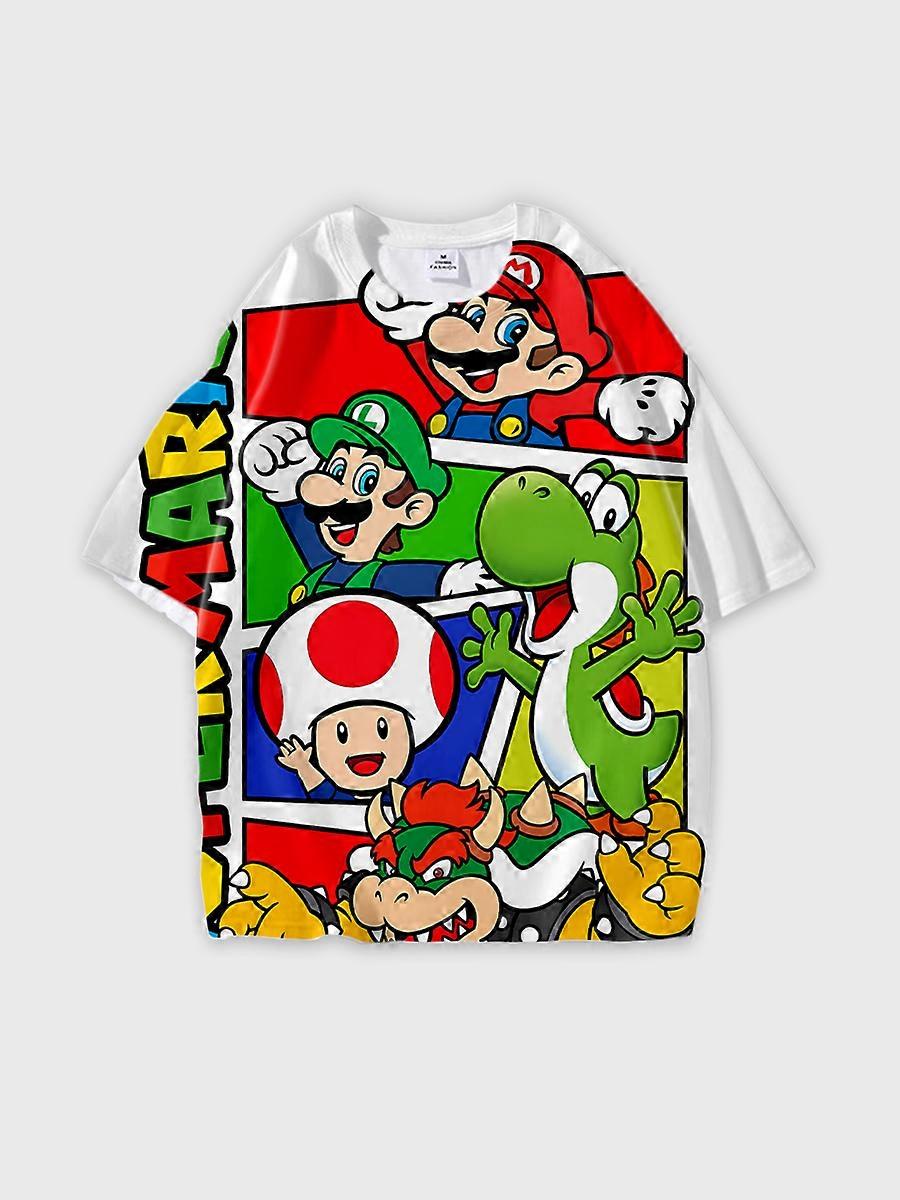 T-shirt round neck Pattern loose short sleeve JW1532