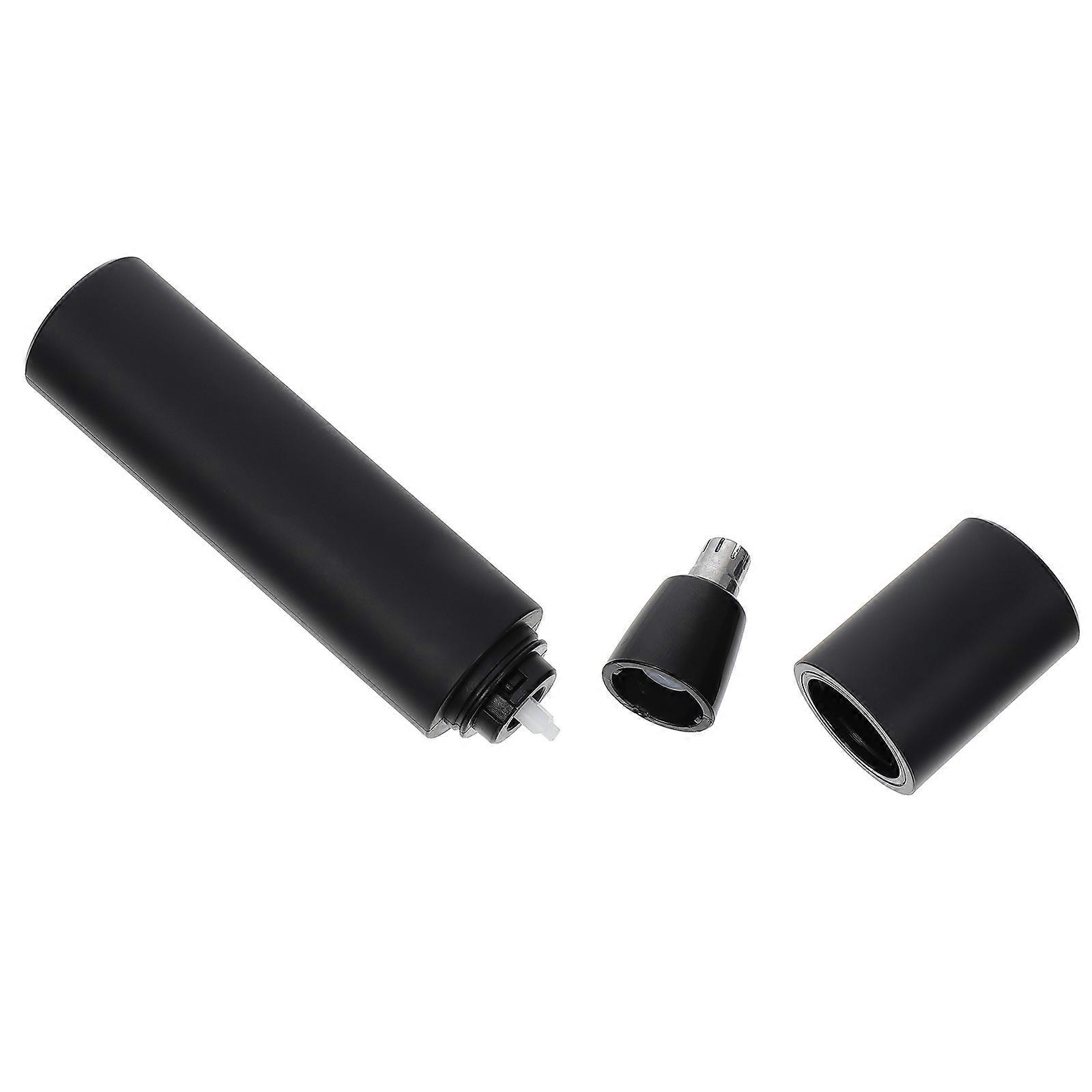 Nose Hair Trimmer Electric Vibrissa Clipper for Home Use Quiet Lightweight Black ABS Aluminum Alloy