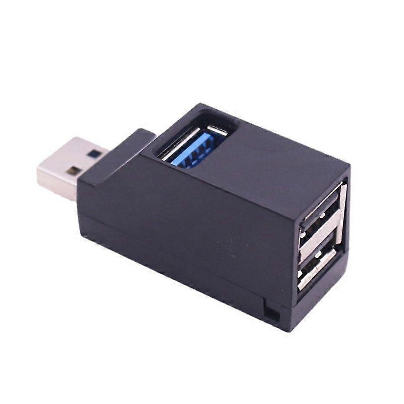 Krachtige USB-hubadapter Compacte USB3.0-splitterverlenger 1 tot 3 poorten