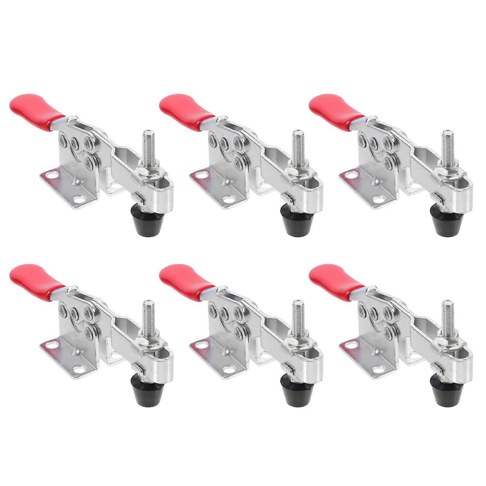 Hold Down Toggle Clamp Securing Objects Metalworking Professionals Red 10Pcs