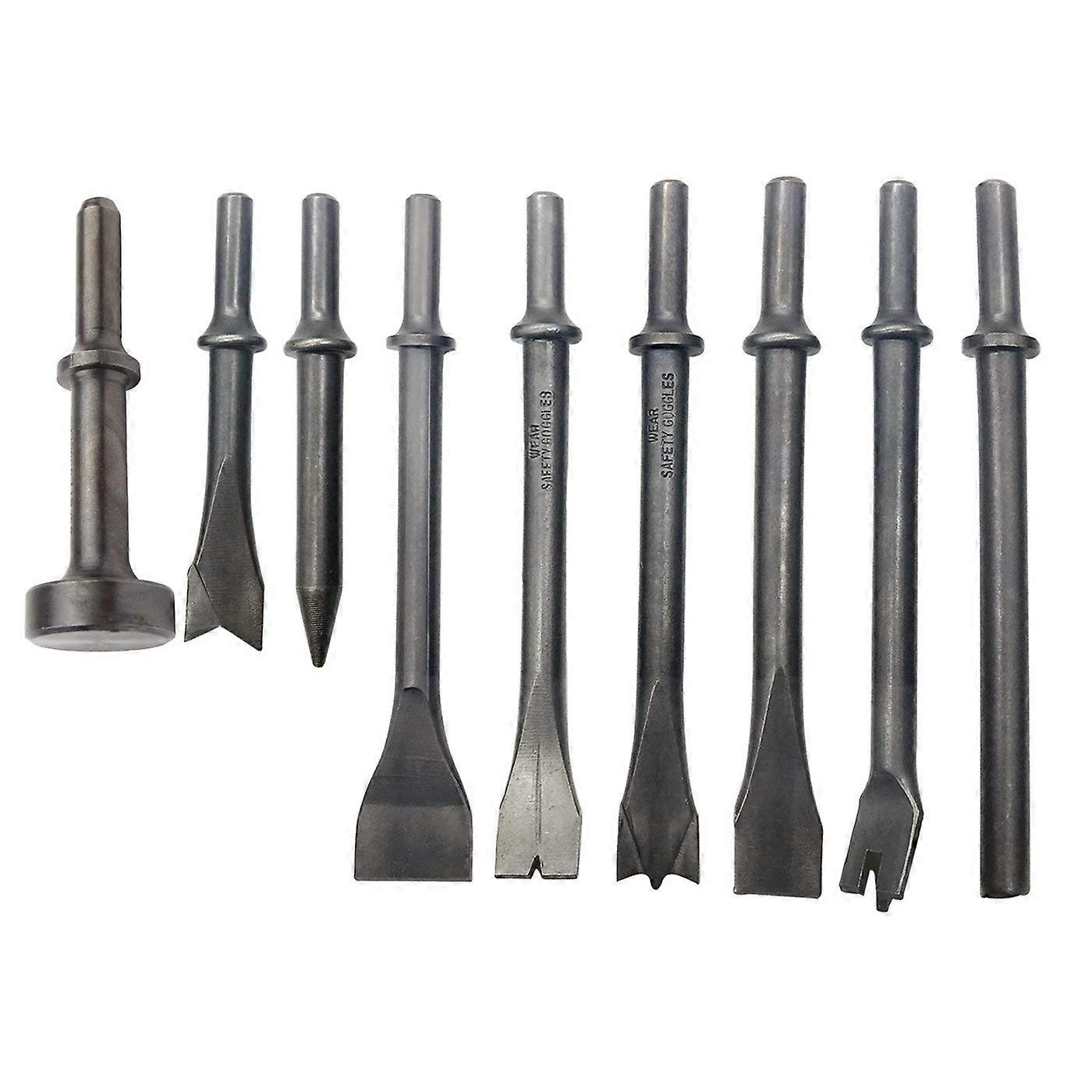 Pneumatic chisel hammer grinder set, 9piece