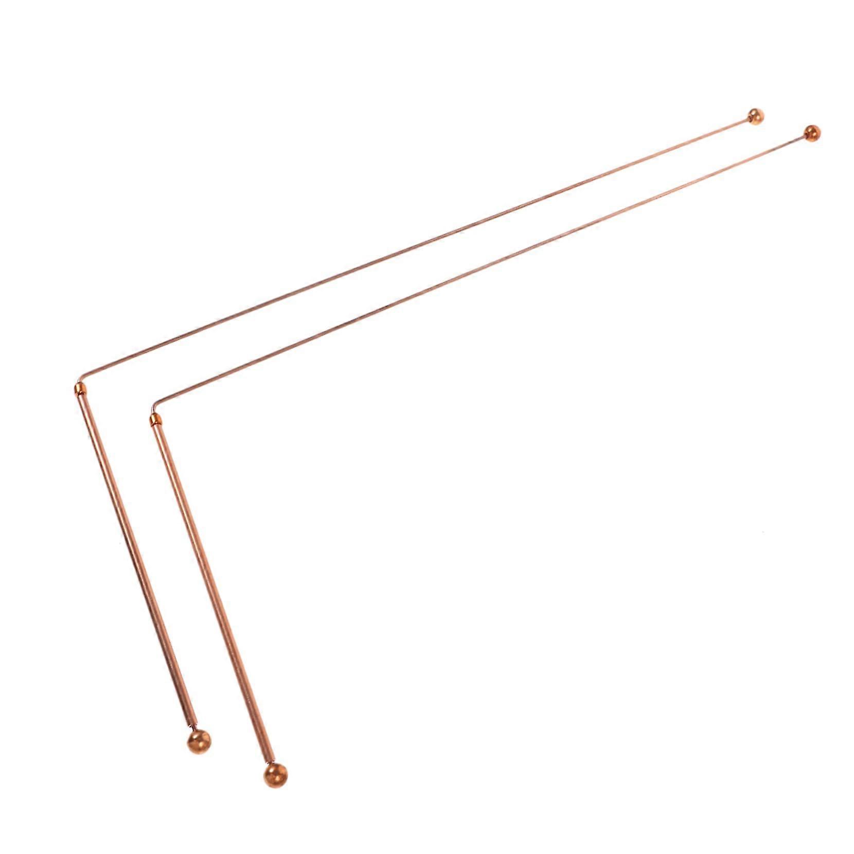 2 Pack Brass Dowsing Rods for Ghost Hunting Water Divining Treasure Finding Durable Accurate