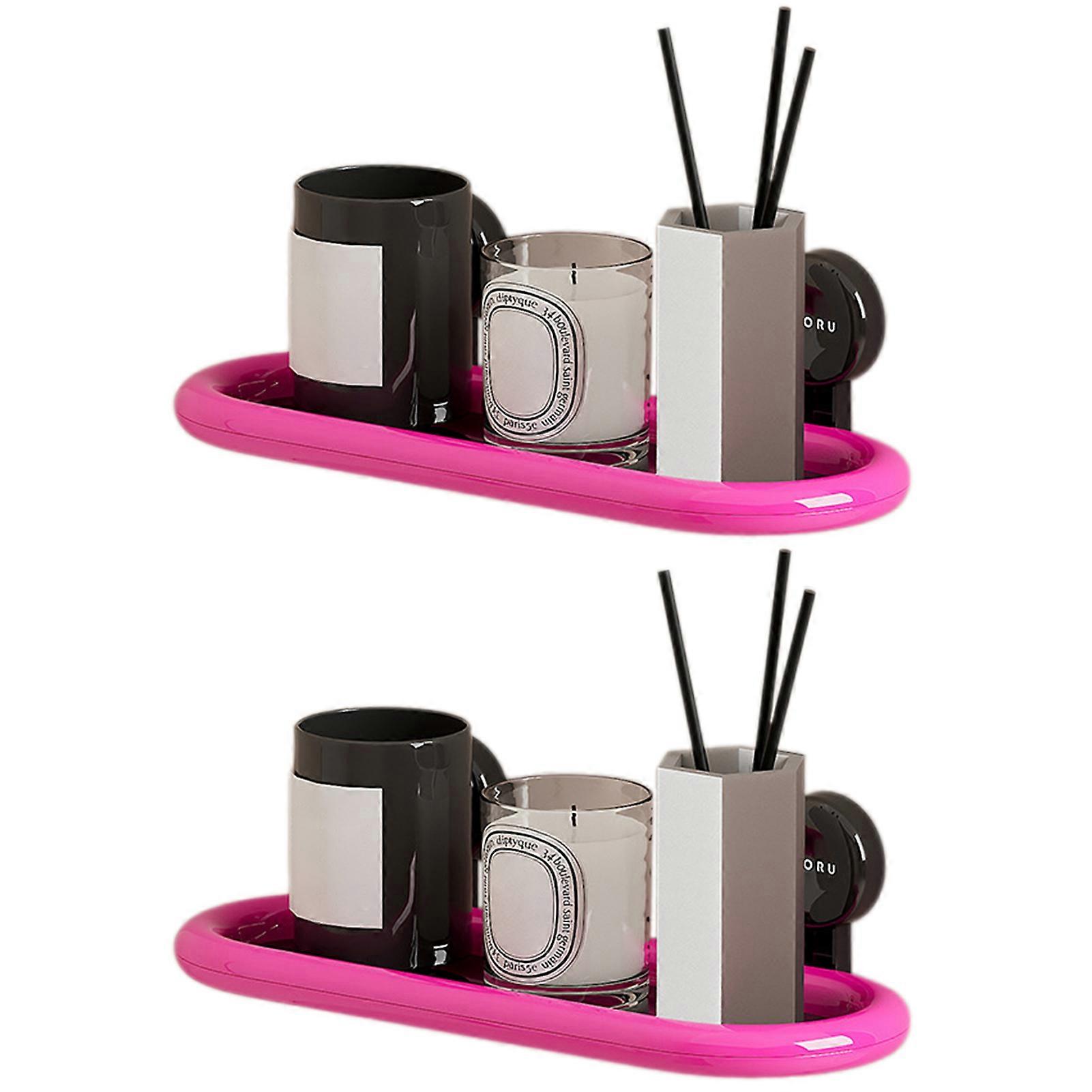 Multi-Purpose Triangle Corner Shelf - Easy Mount, No Drilling, Space-Saving Storage for Toiletries, Kitchen Tools, and Stationery