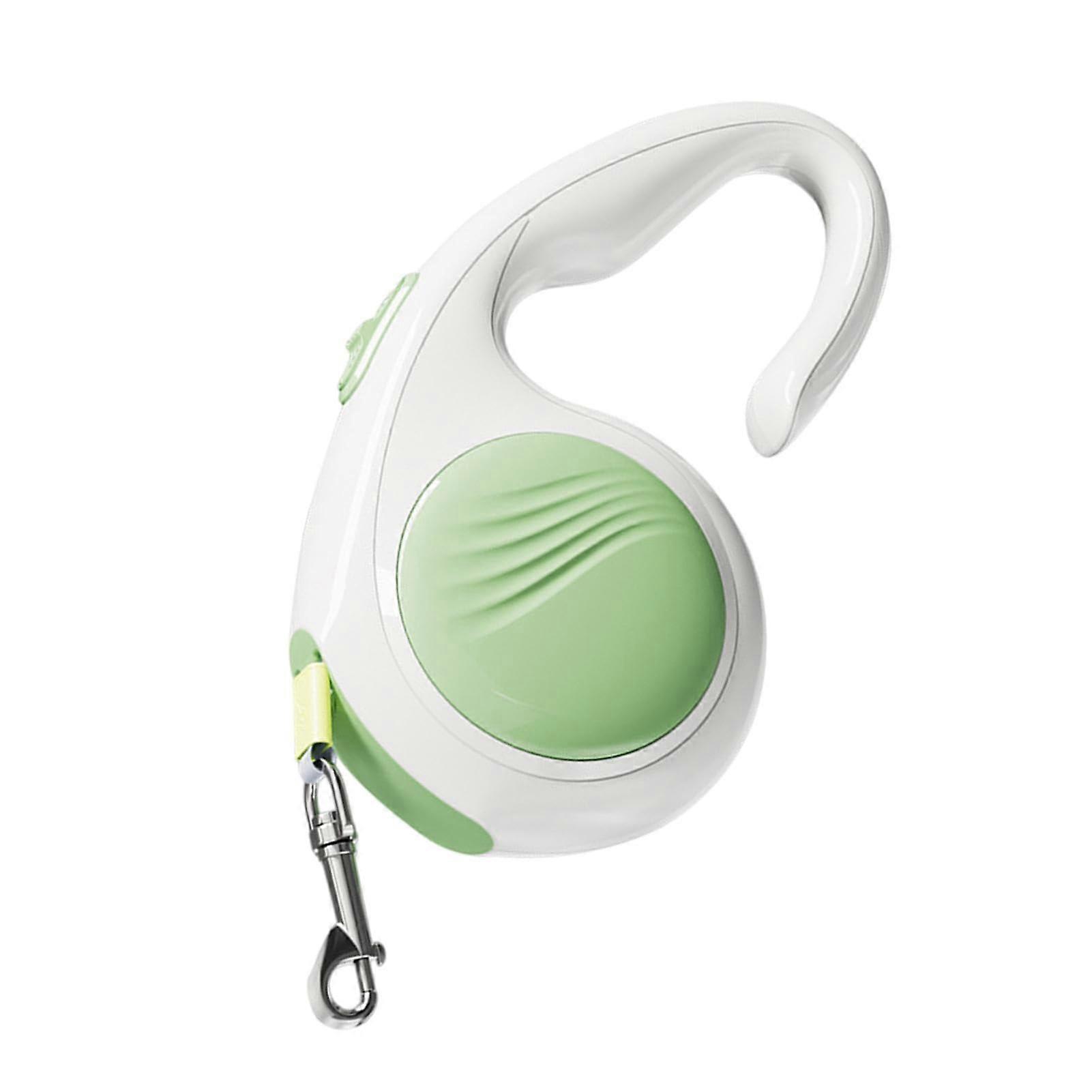 Extendable Dog Leash Non-Slip Rope 18 cm Extension Green For Puppies Outdoor Camping And Hiking Sturdy And Durable