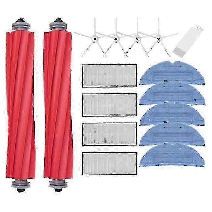 S7Max、T7S、T7S Plus 掃除機用メインブラシ、HEPA フィルター、モップ交換部品 - ホワイトの必須クリーニングアクセサリー