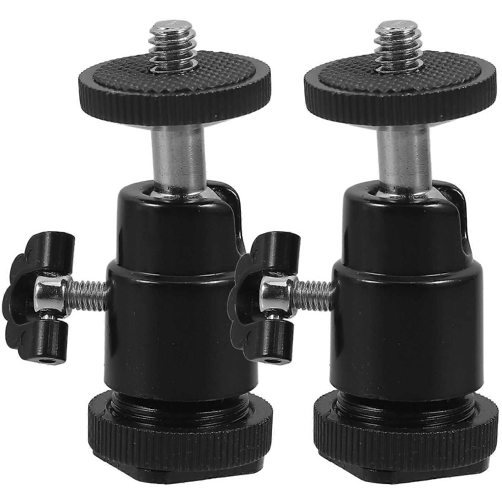 Aluminum Alloy Camera Ball Head Adapter with Rotating Tripod Mount for Projectors and DSLR Cameras – Stable Metal Mounting Accessory