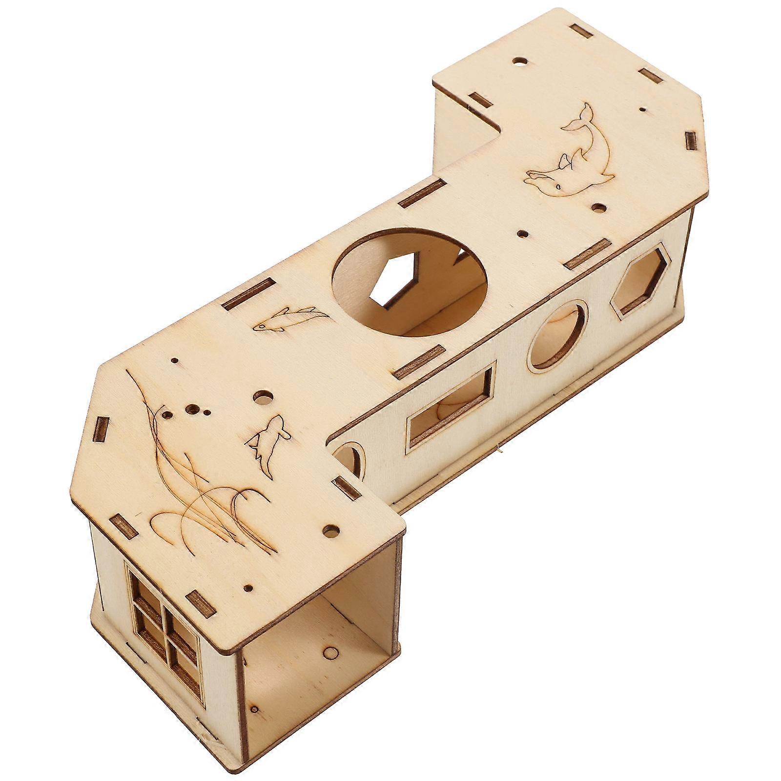 Hamster Tunnel Hideout Multi Functional Pet Accessory Cozy Climbing Channel Comfortable Hideaway for Guinea Pigs Gerbils Mice