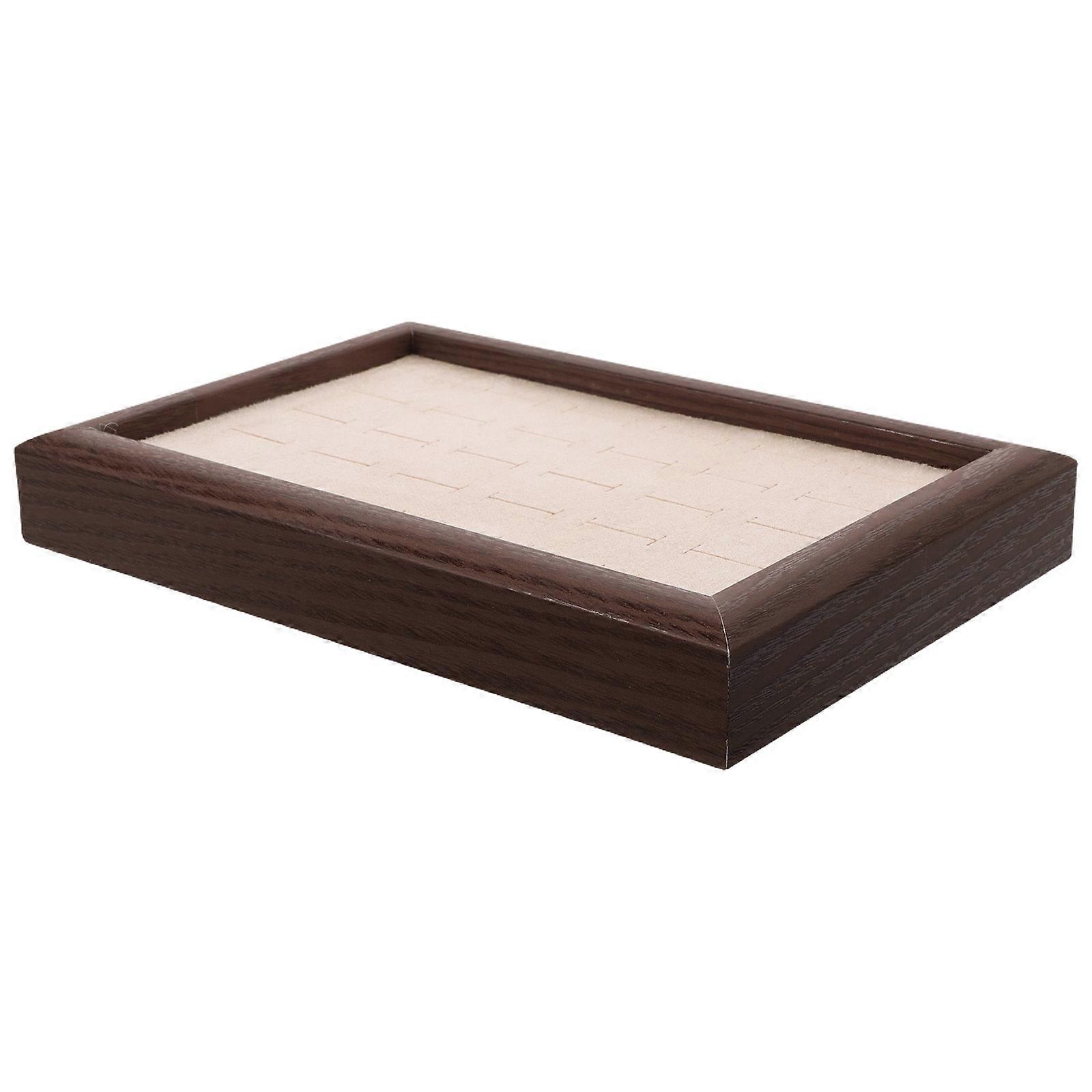Jewelry Display Tray Rectangular Shape Ideal For Showcase 8.61X5.78X1.18in 1Pack