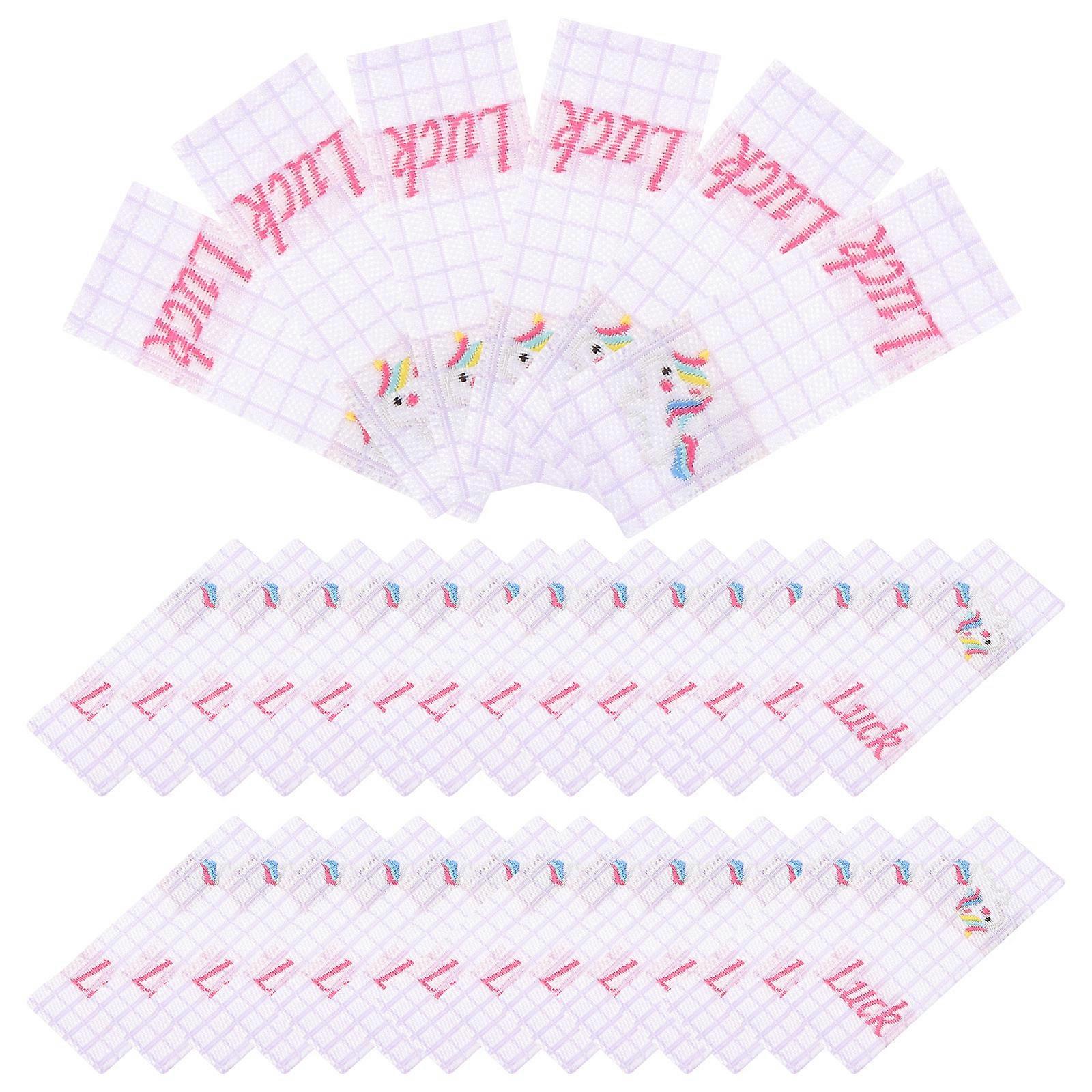 Decorative Shoe Tag Diy Design Cute Summer Use Cloth Foldable Shape 100Pcs